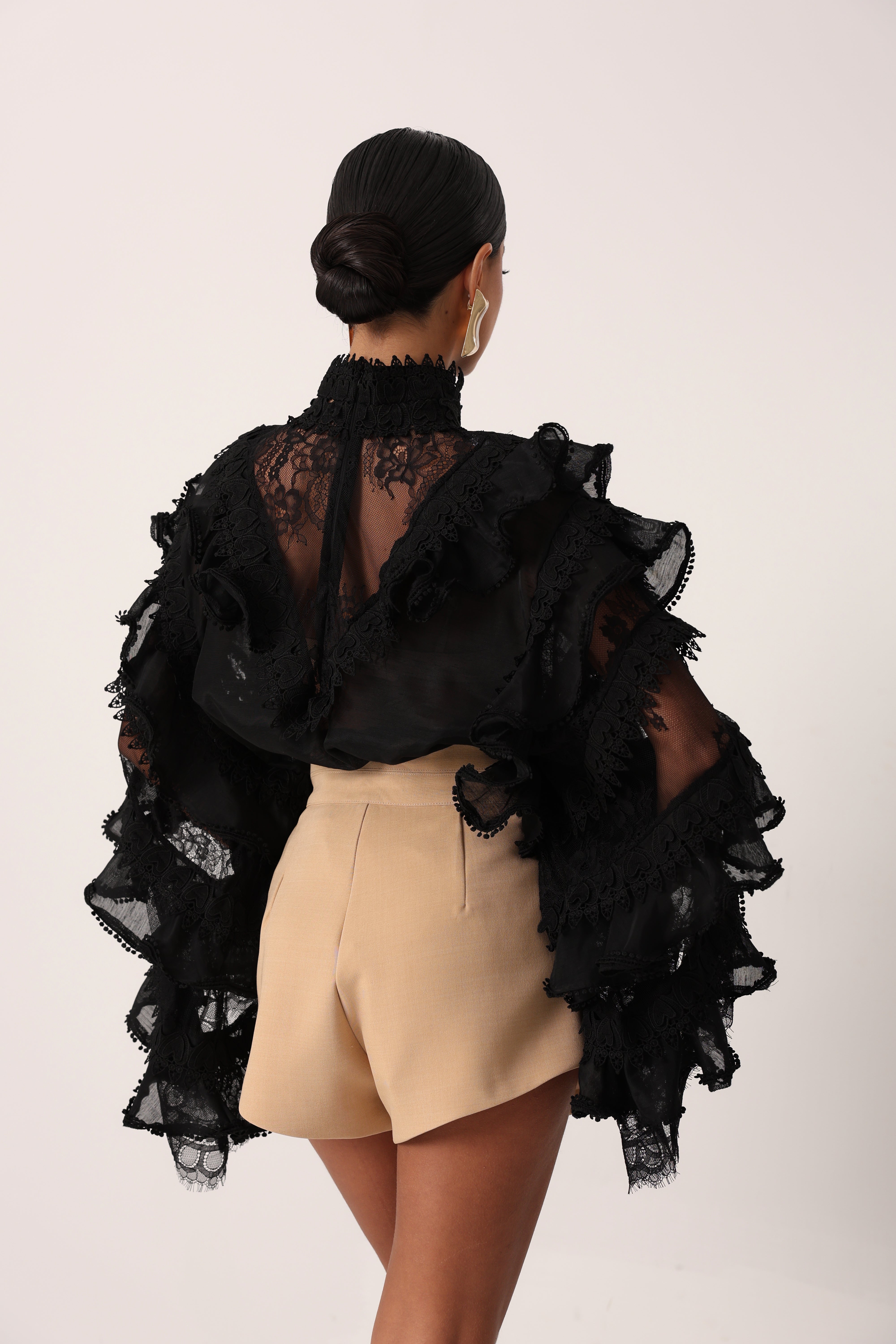 BLUSA SEMITRASPARENTE WENDY NERA