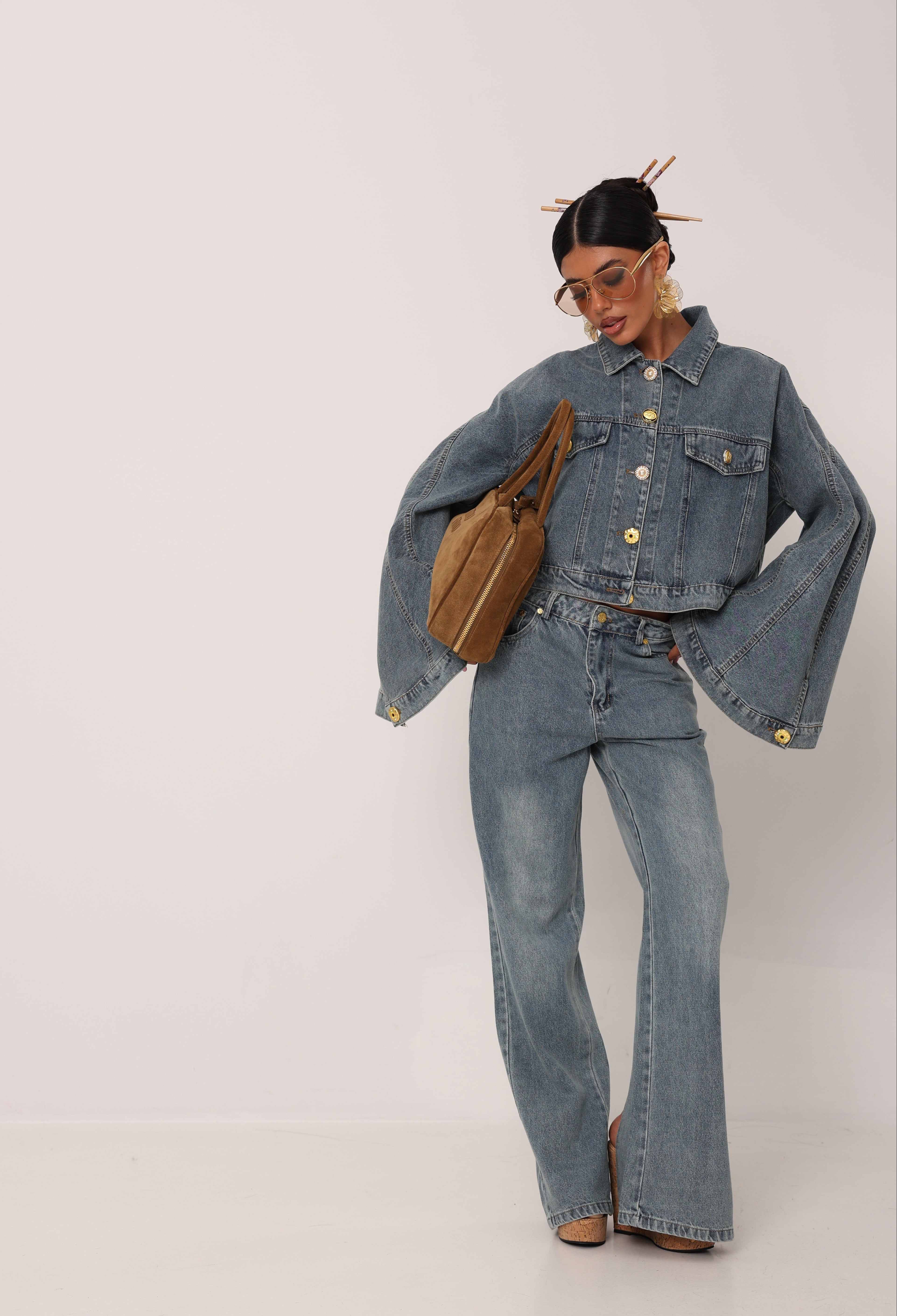 COORDINATO MELLY DENIM BLUE