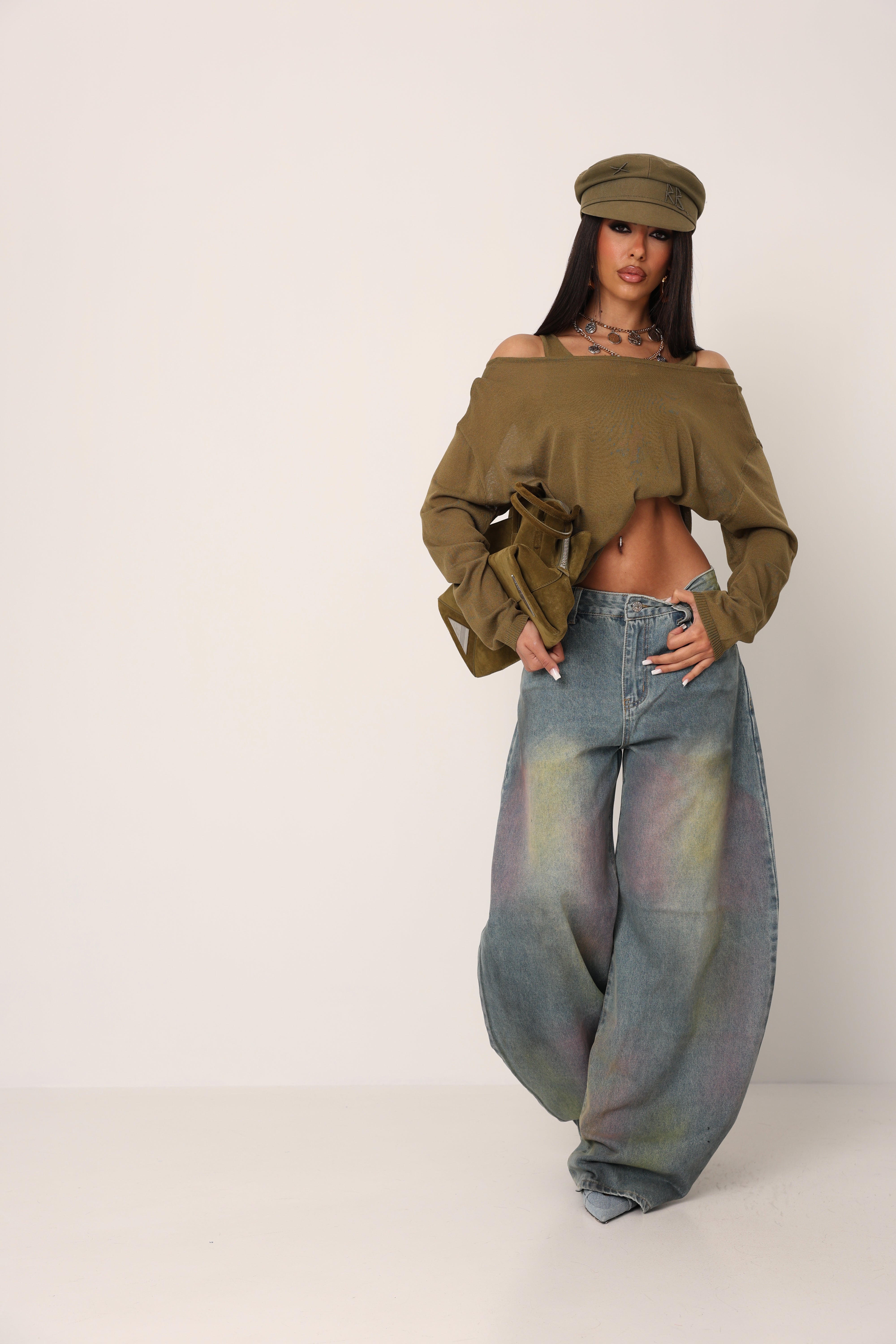 JEANS BALLOON LINNET SFUMATURE COLORATE
