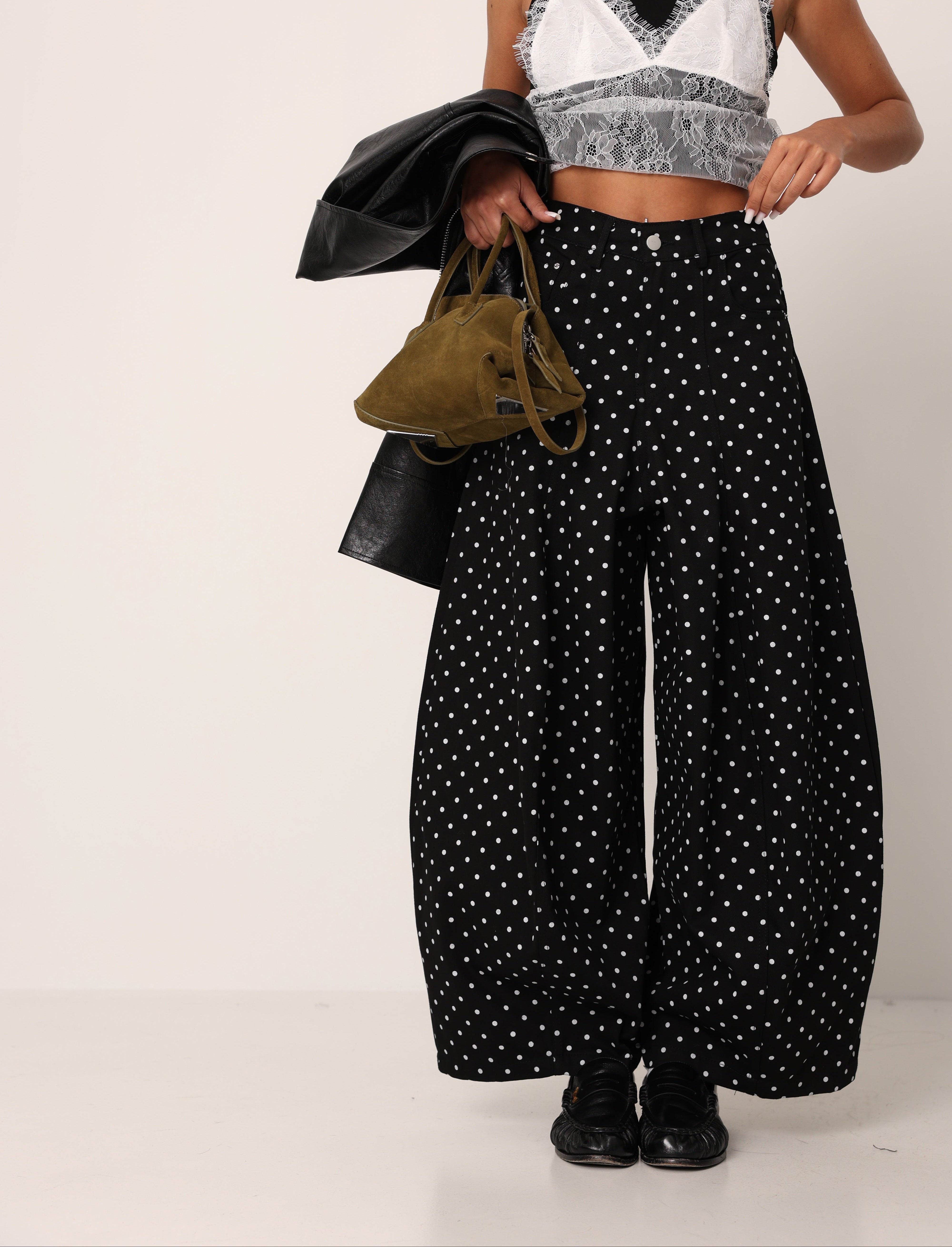 JEANS POIS BILLIE NERI