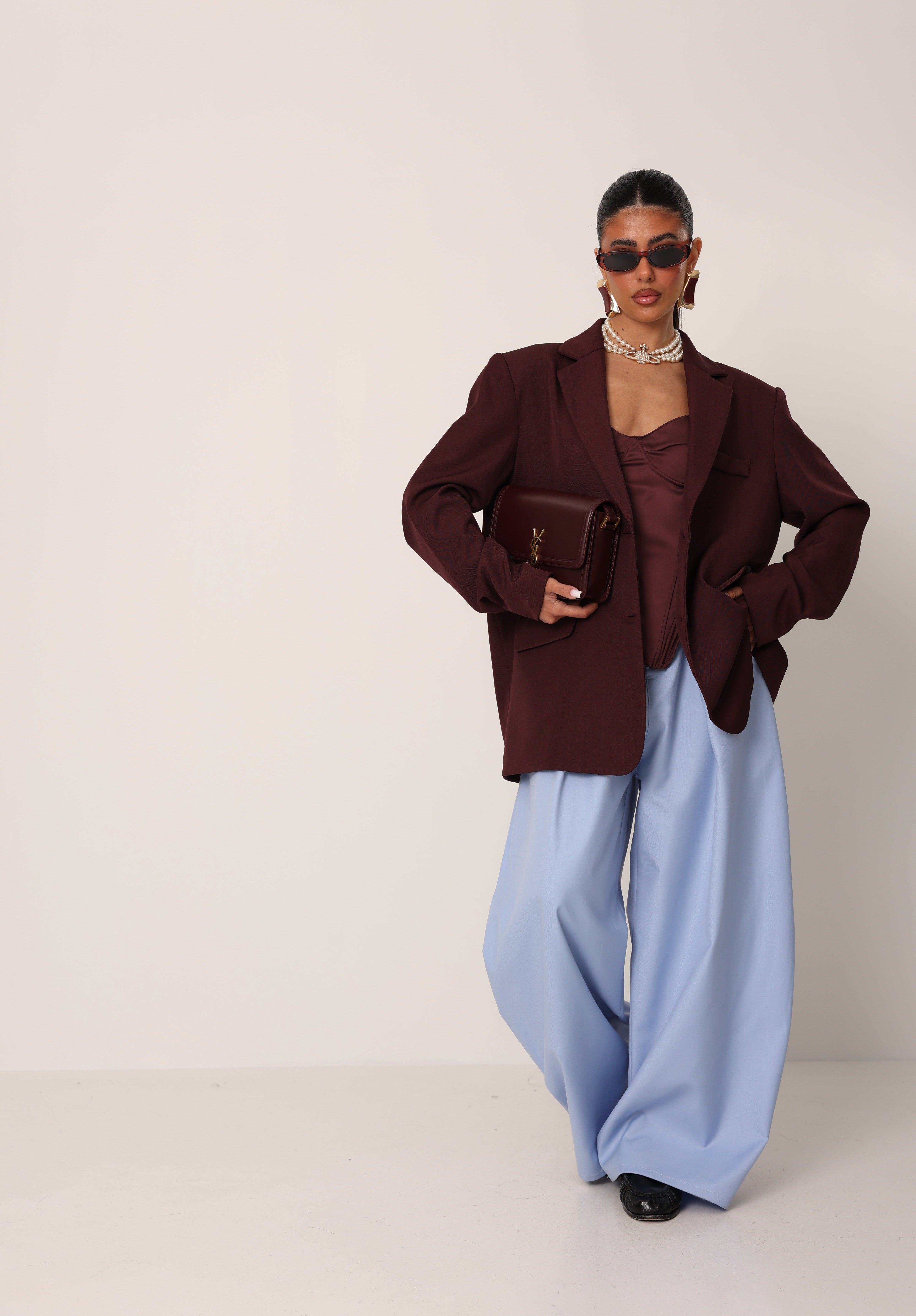 BLAZER GRETA BORDEAUX