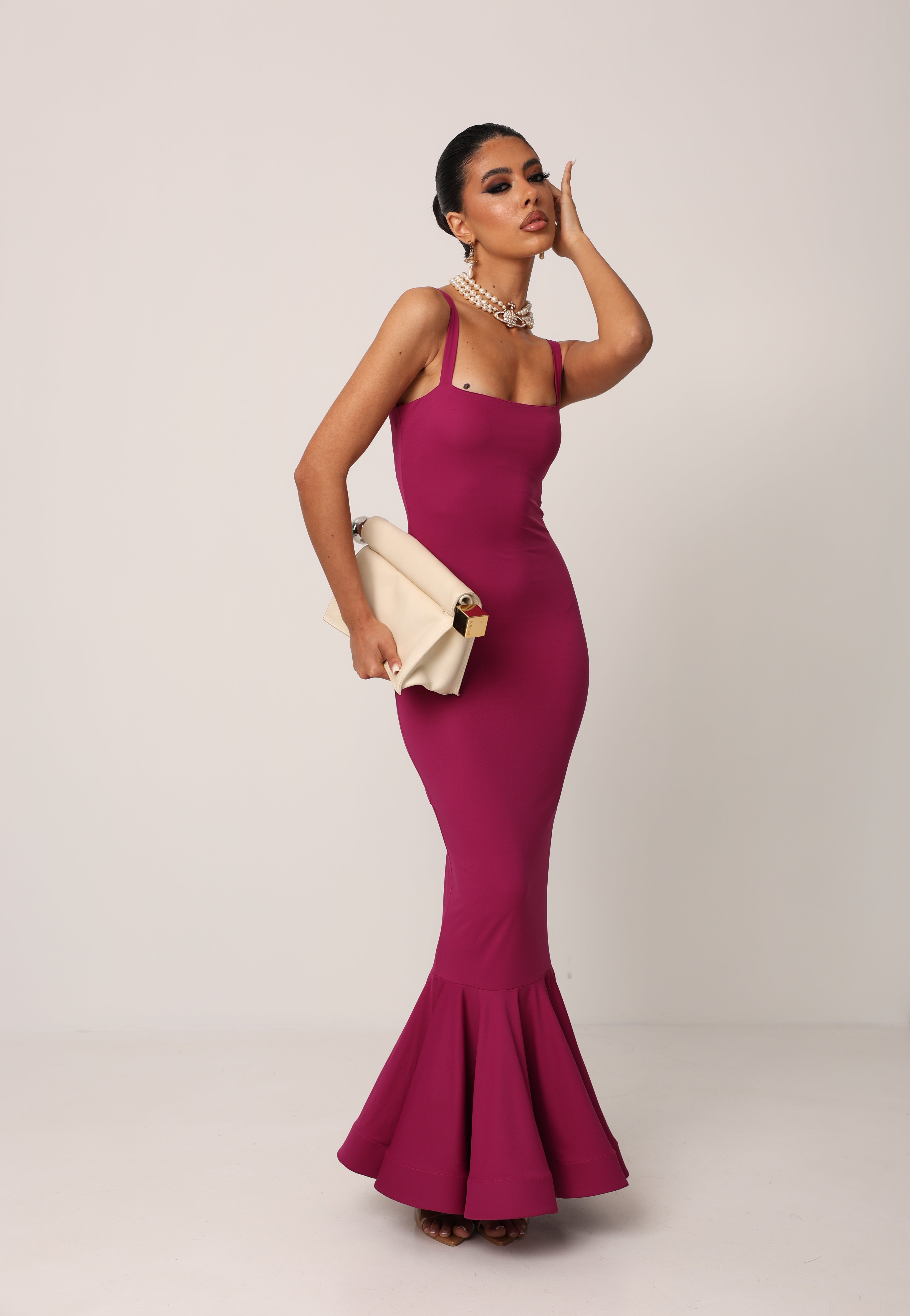 VESTITO BE CHIC MAGENTA BY MARZIA MANGO