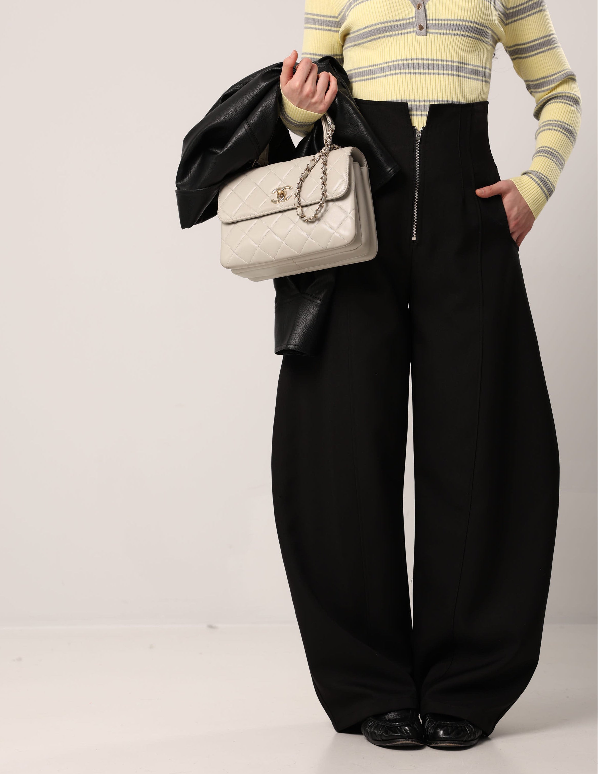 PANTALONI BUSTINO HORIZON NERI