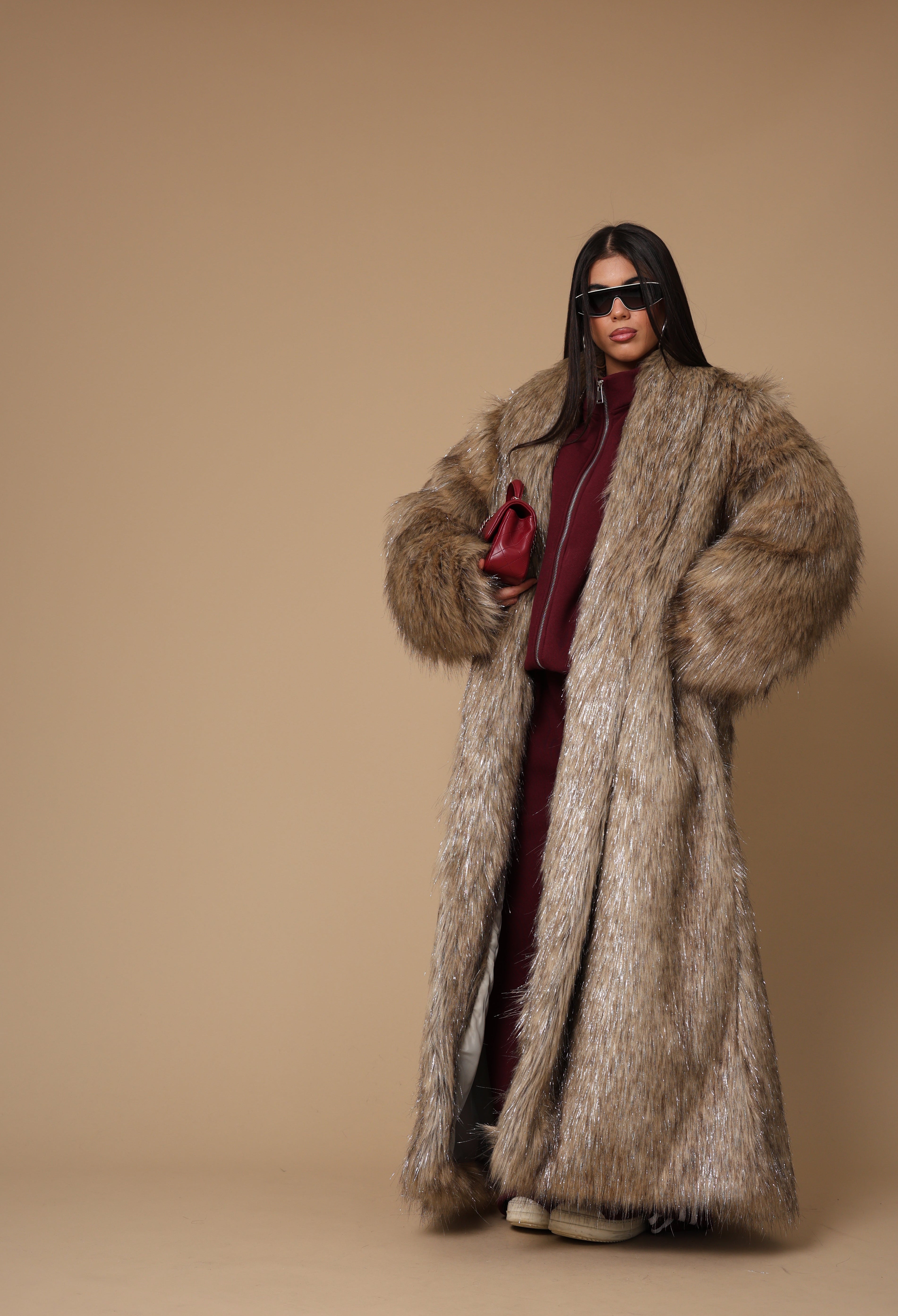 COORDINATO BANDE EMINEM BORDEAUX DUE PEZZI