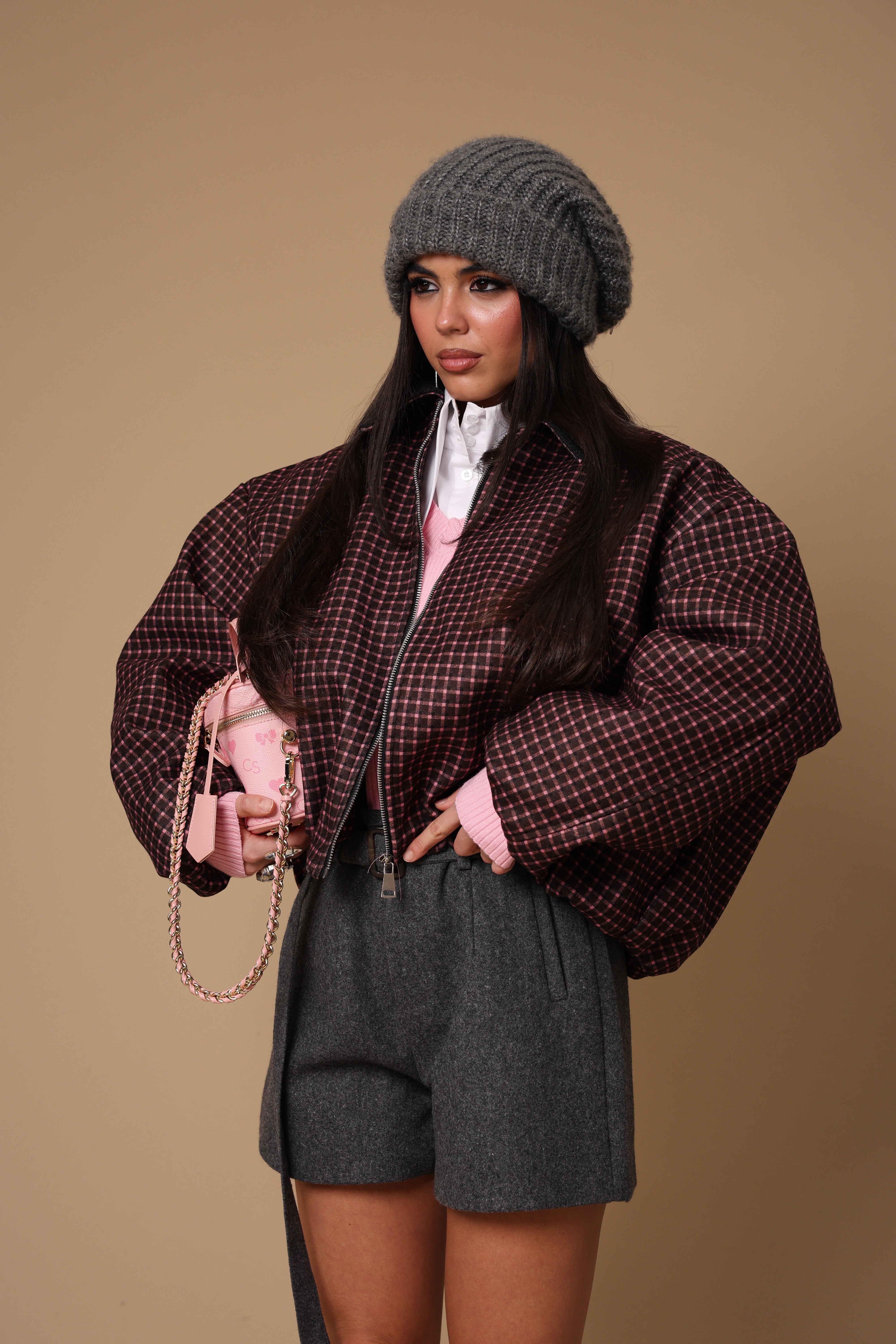 BOMBER QUADRETTI SHEILA ROSA