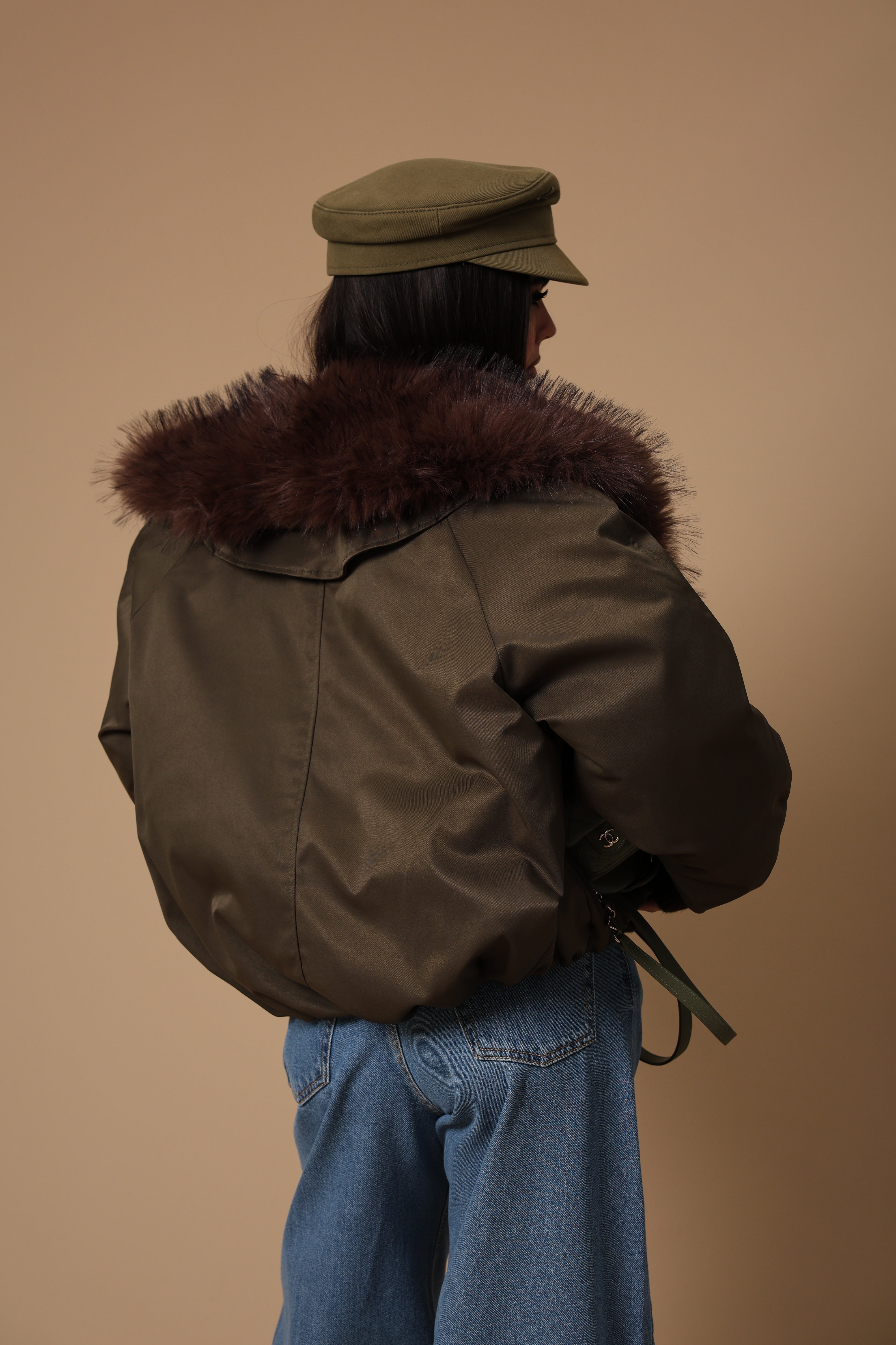 GIUBBINO MELINDA VERDE MILITARE