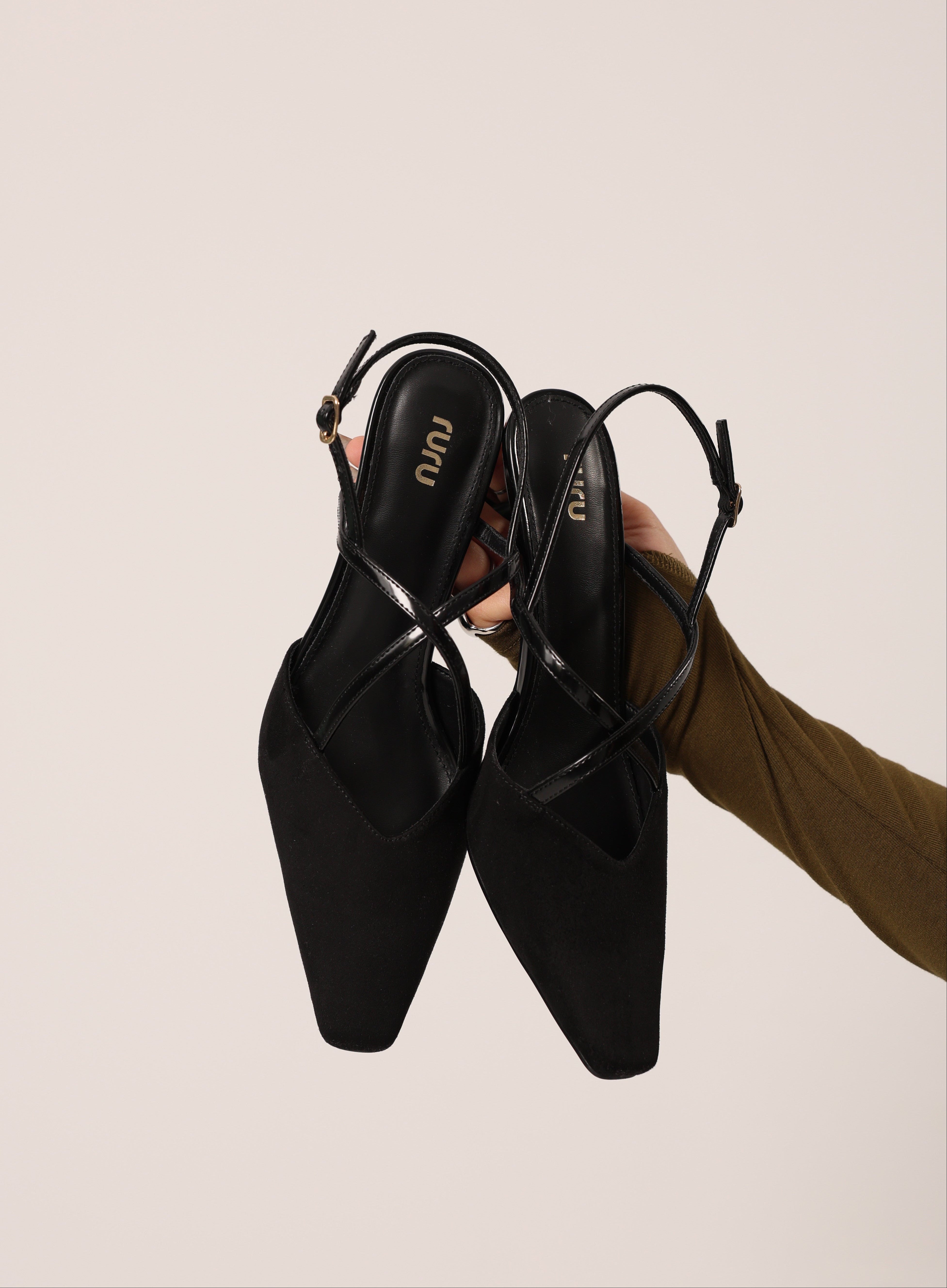 SLINGBACK ECOCAMOSCIO ASTERIA NERI