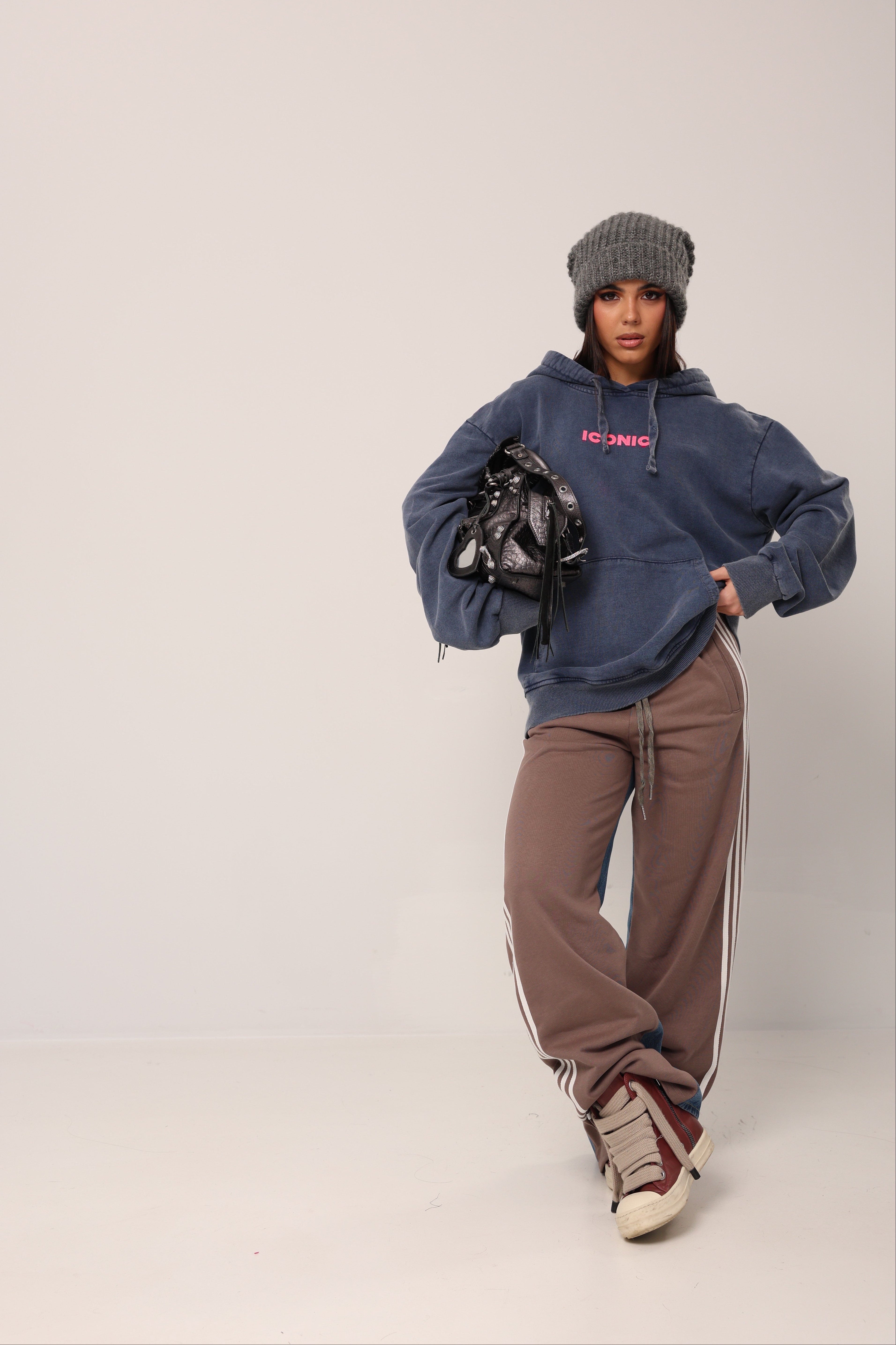 PANTATUTA BENITO DENIM/TAUPE