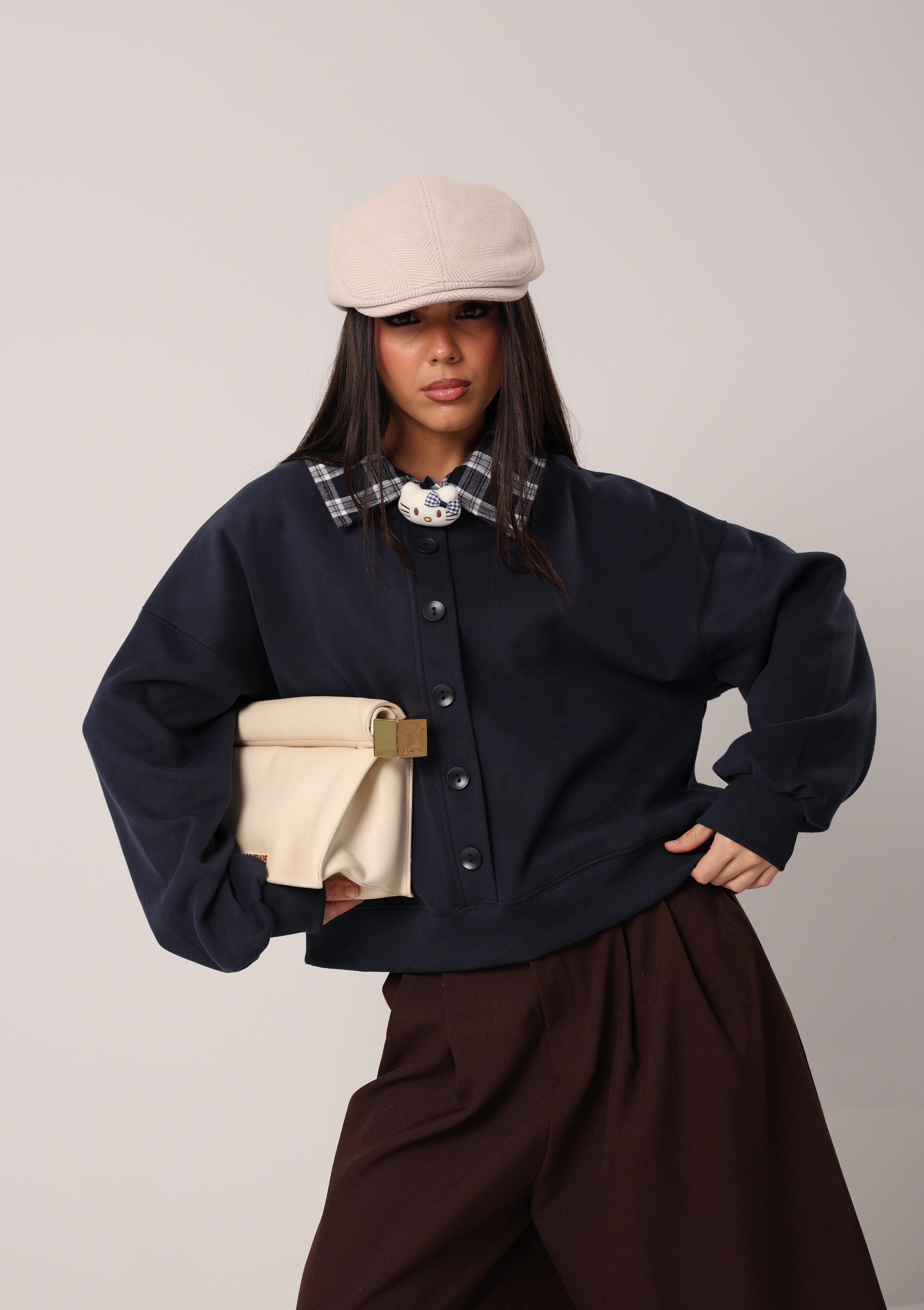 PULL HELLO KITTY BLU SCURO