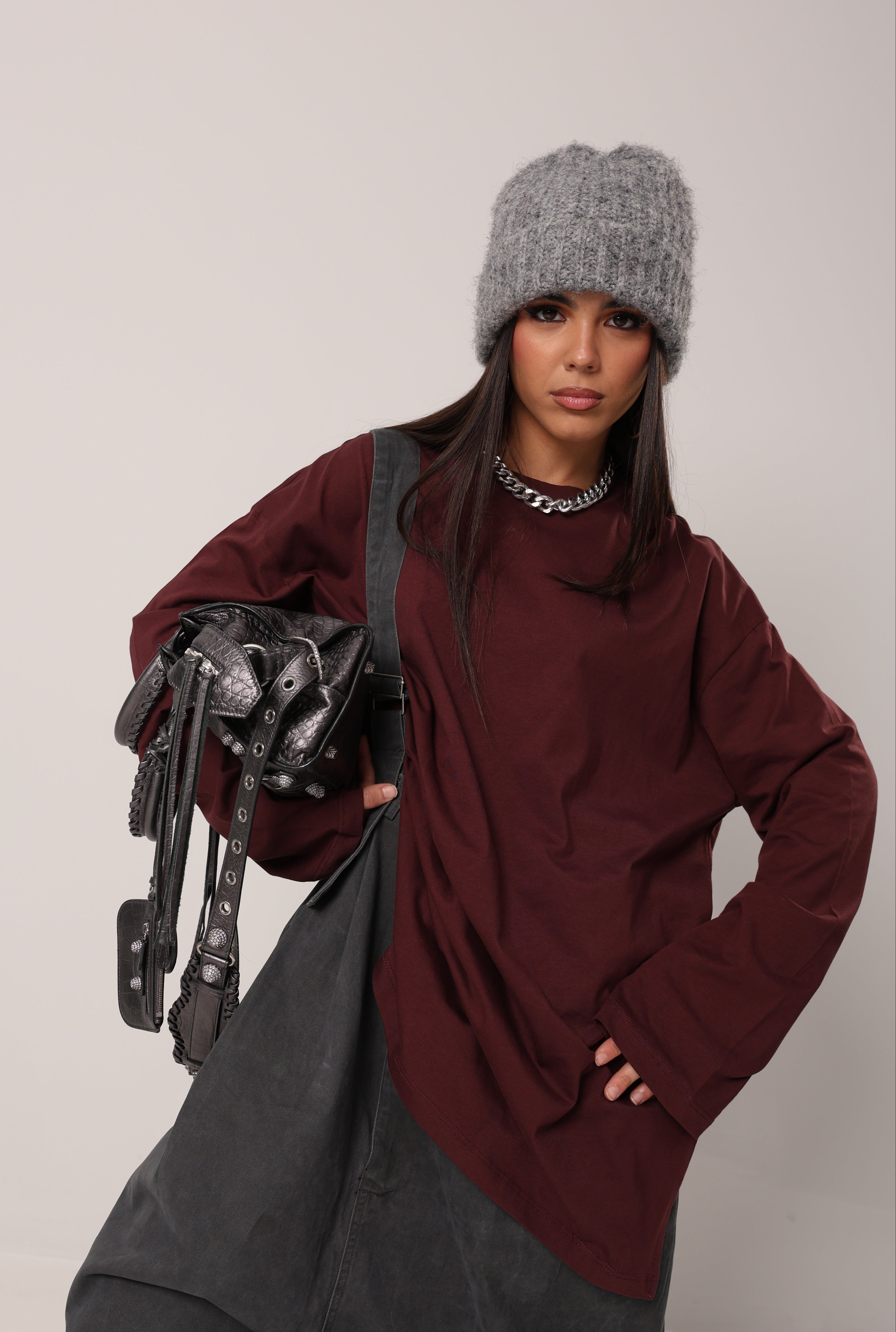 MAGLIA LUCY BORDEAUX