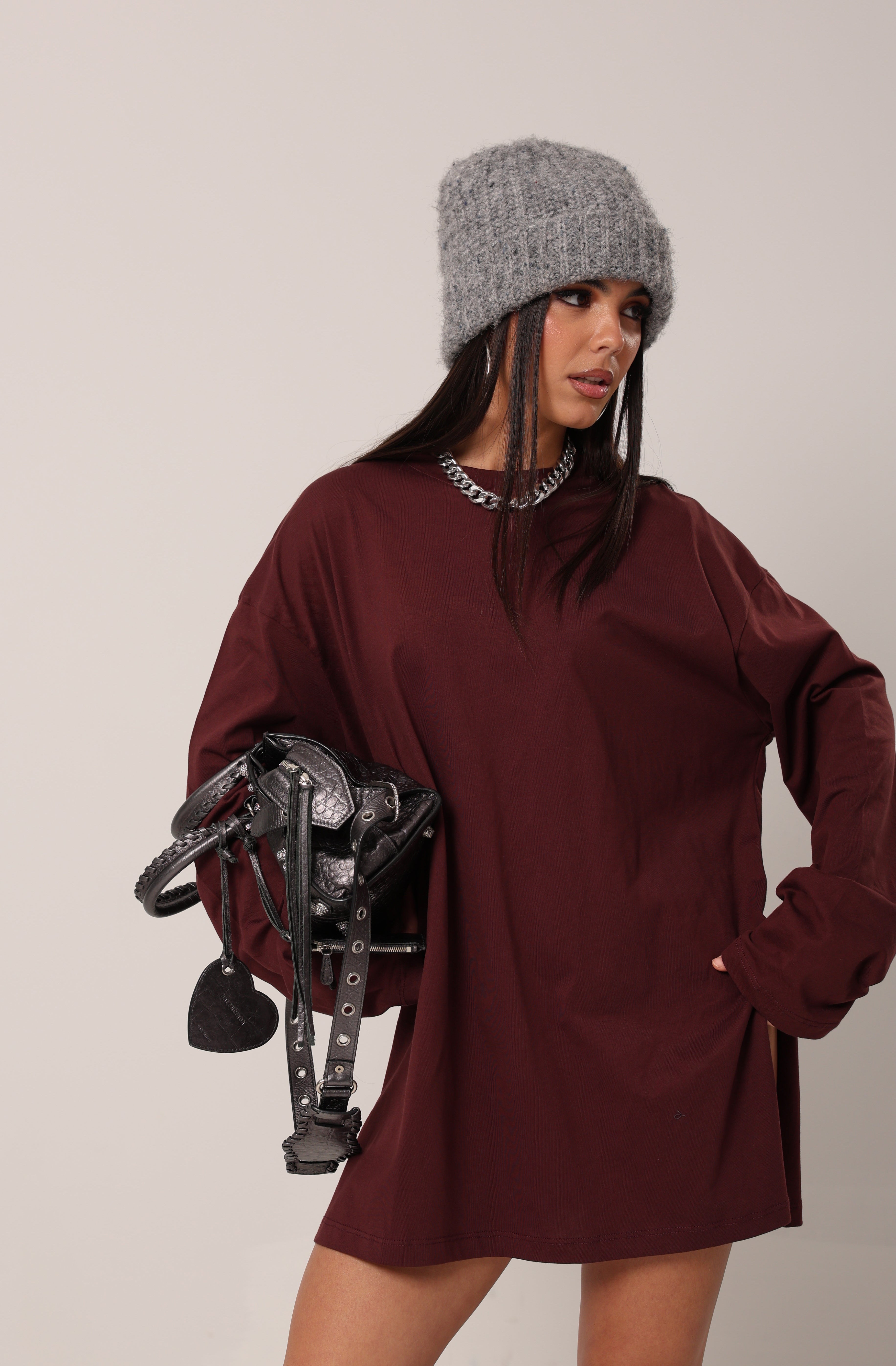 MAGLIA LUCY BORDEAUX