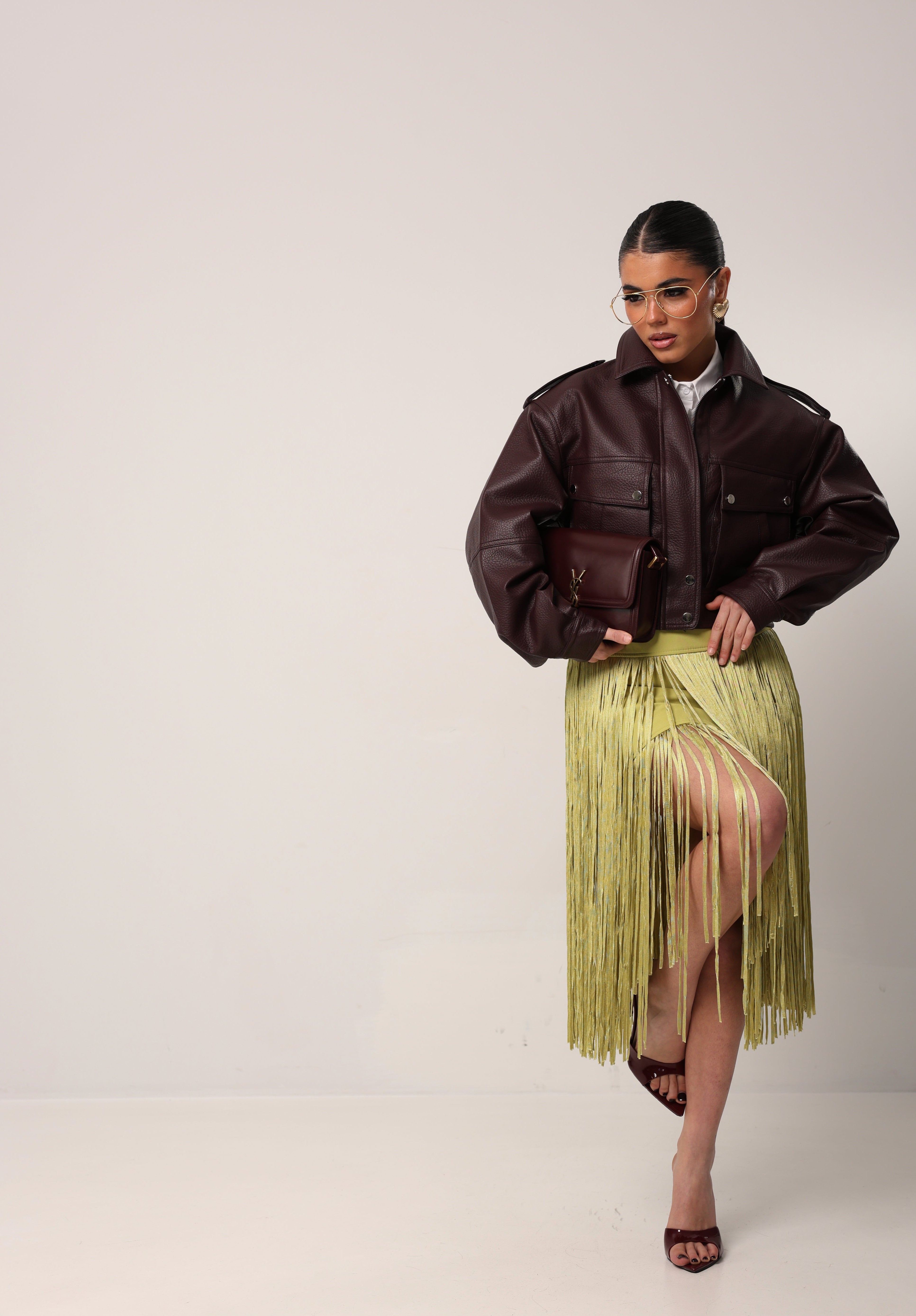 GONNA FRANGE INFINITY VERDE PISELLO BY LUMINA