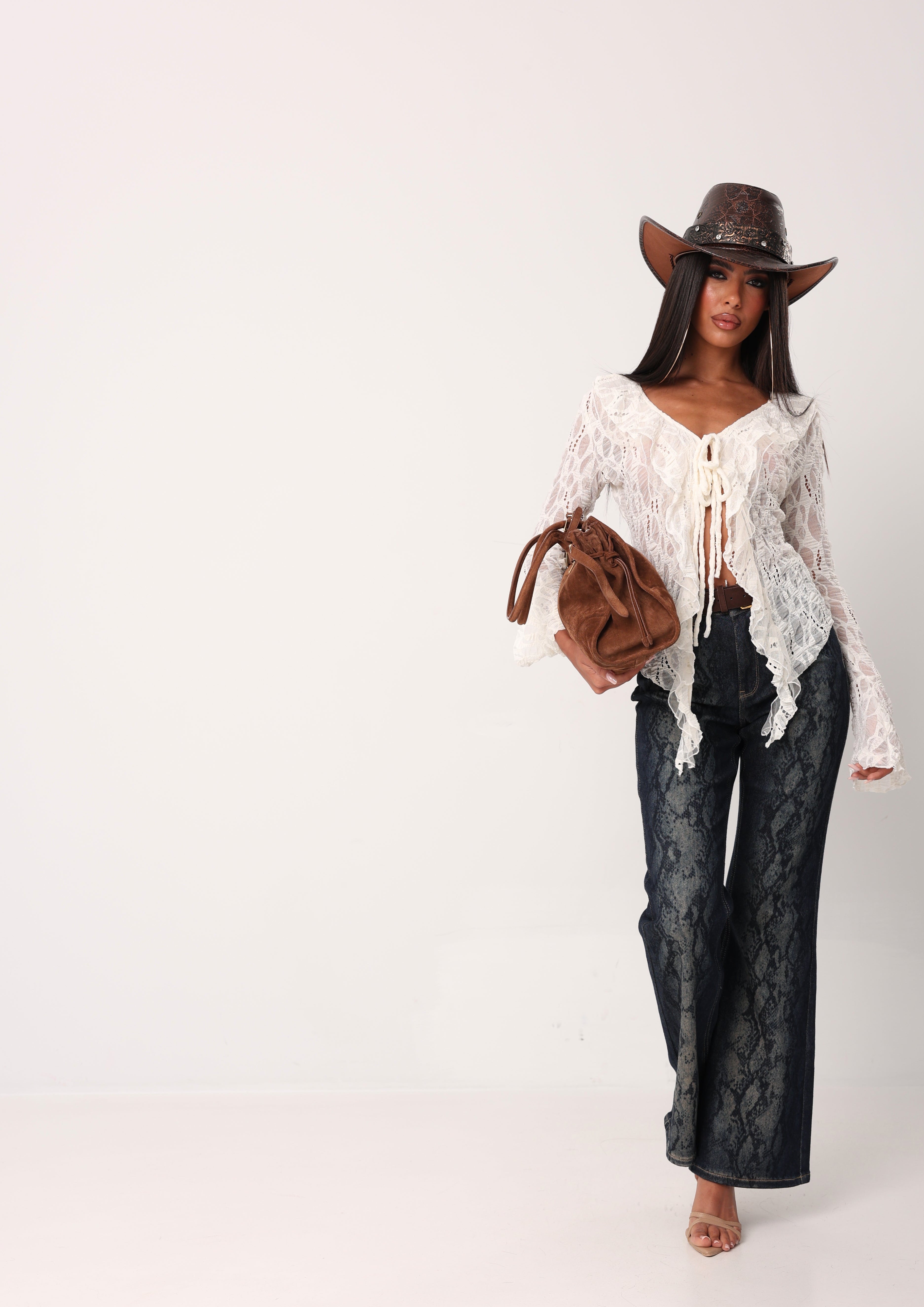 BLUSA PIZZO HYDRA PANNA