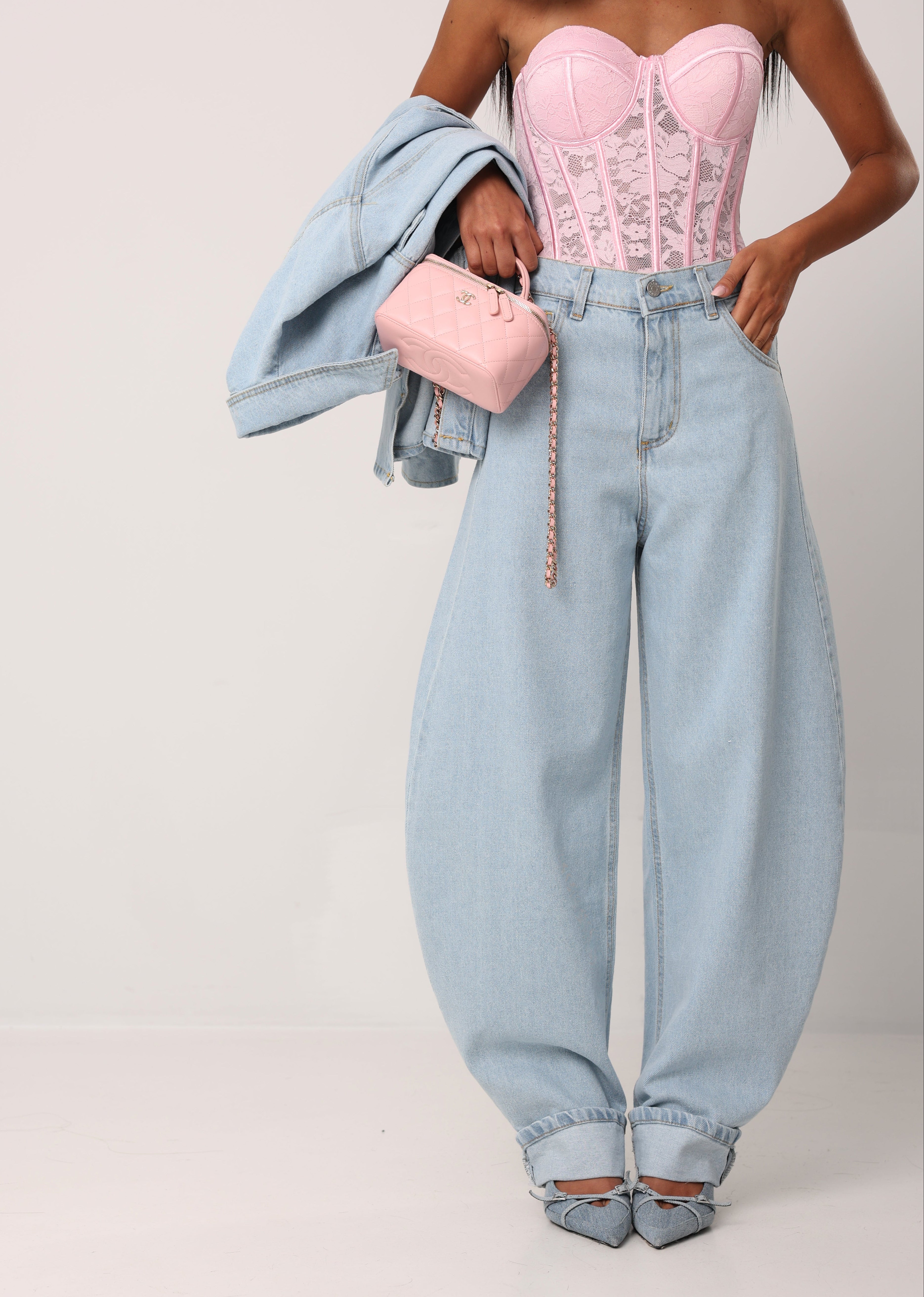 JEANS PIEGONE ATENE DENIM CHIARO