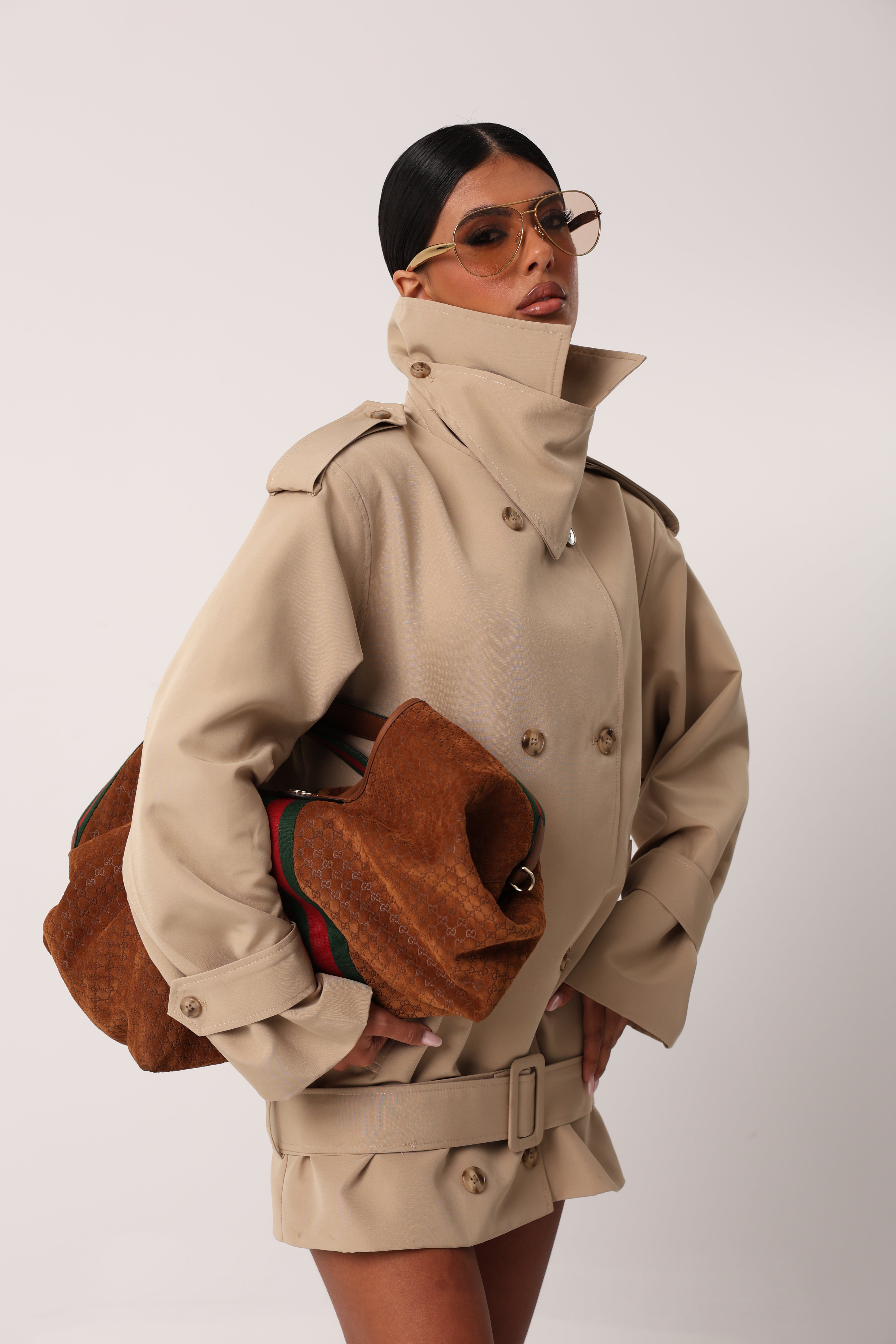 TRENCH BRIAR BEIGE + CINTURA