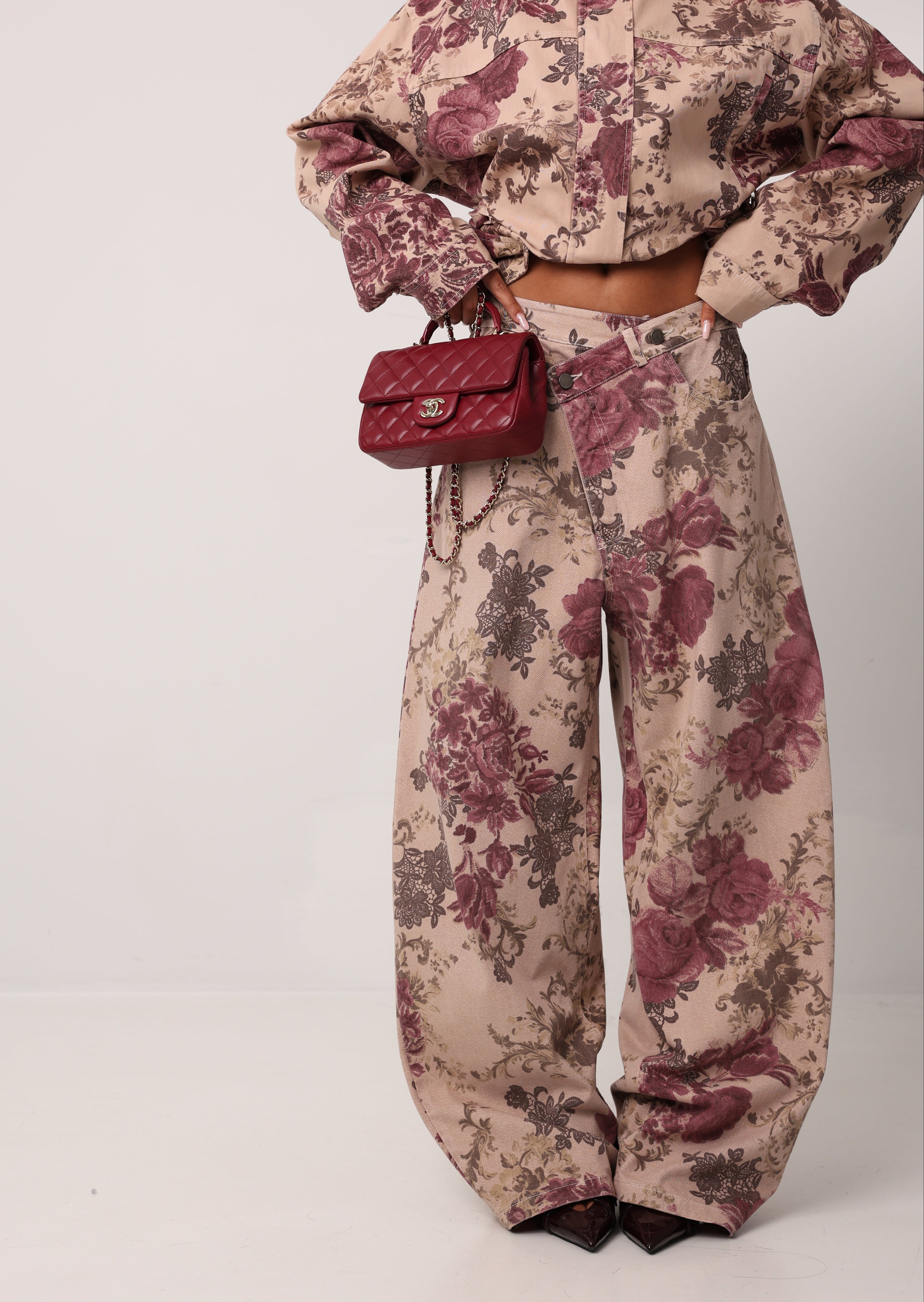 JEANS FIORATO CARRIE BEIGE BY LUMINA