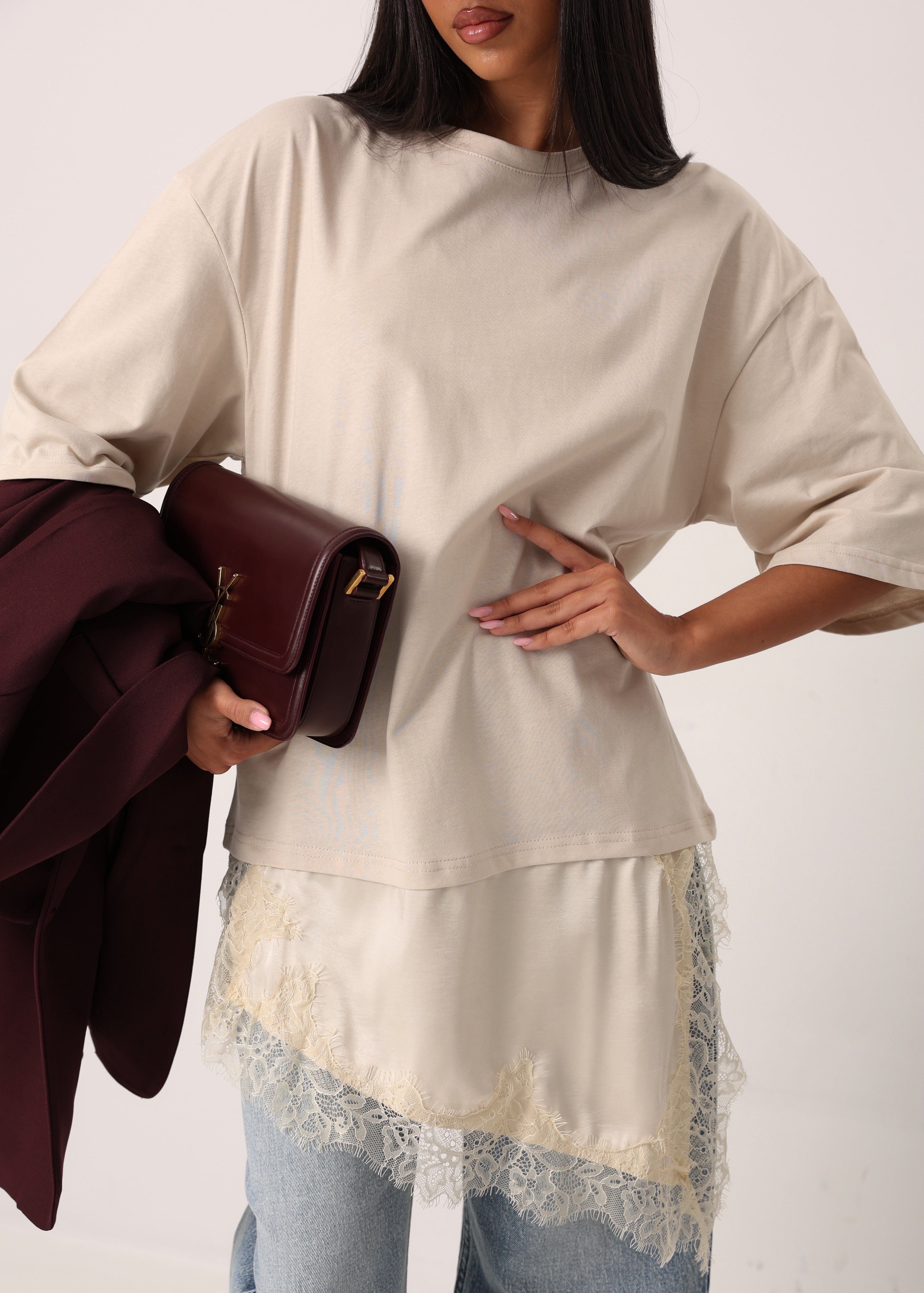 MAGLIA PIZZO ERSILIA BEIGE