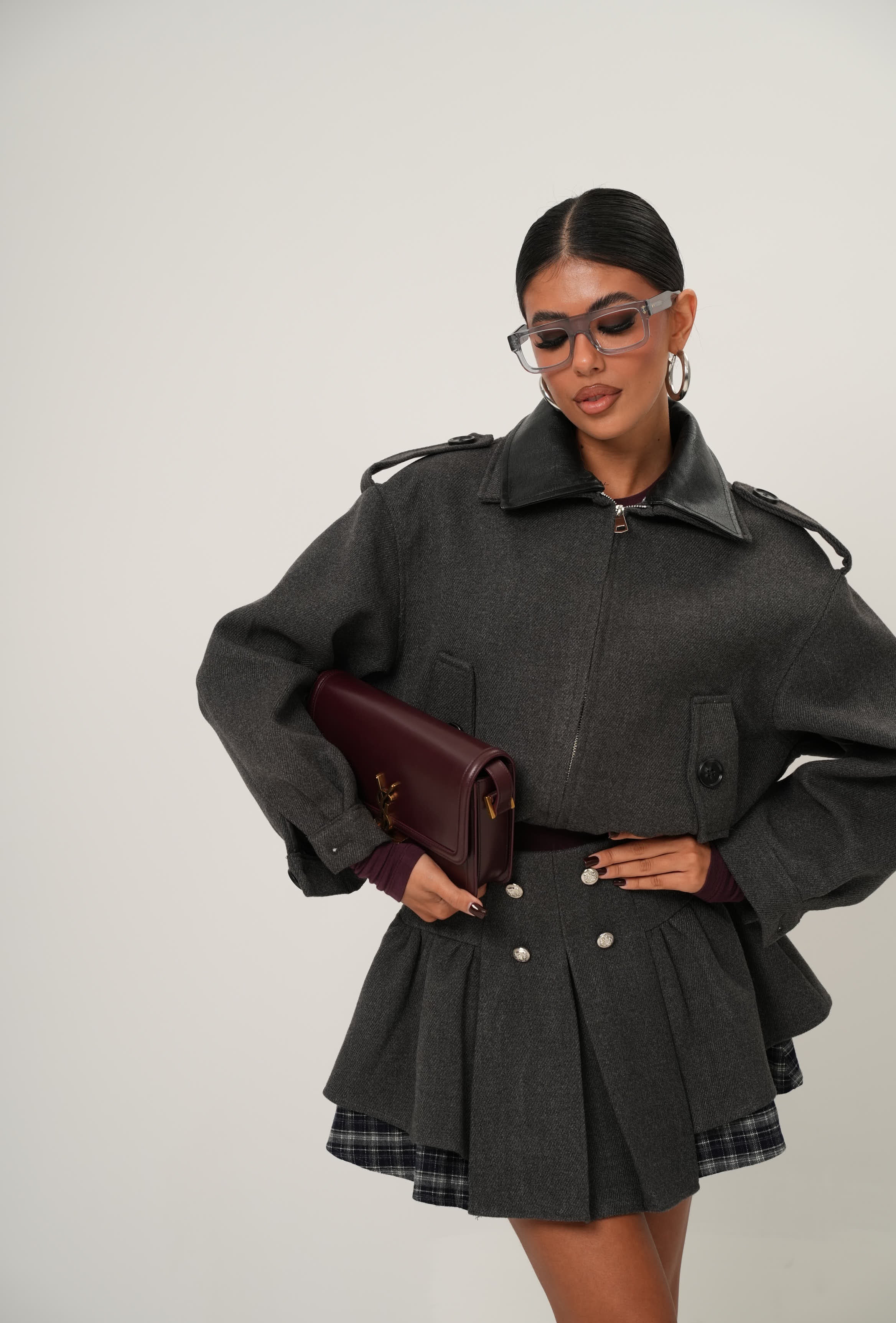 COORDINATO FLAVY GRIGIO ANTRACITE