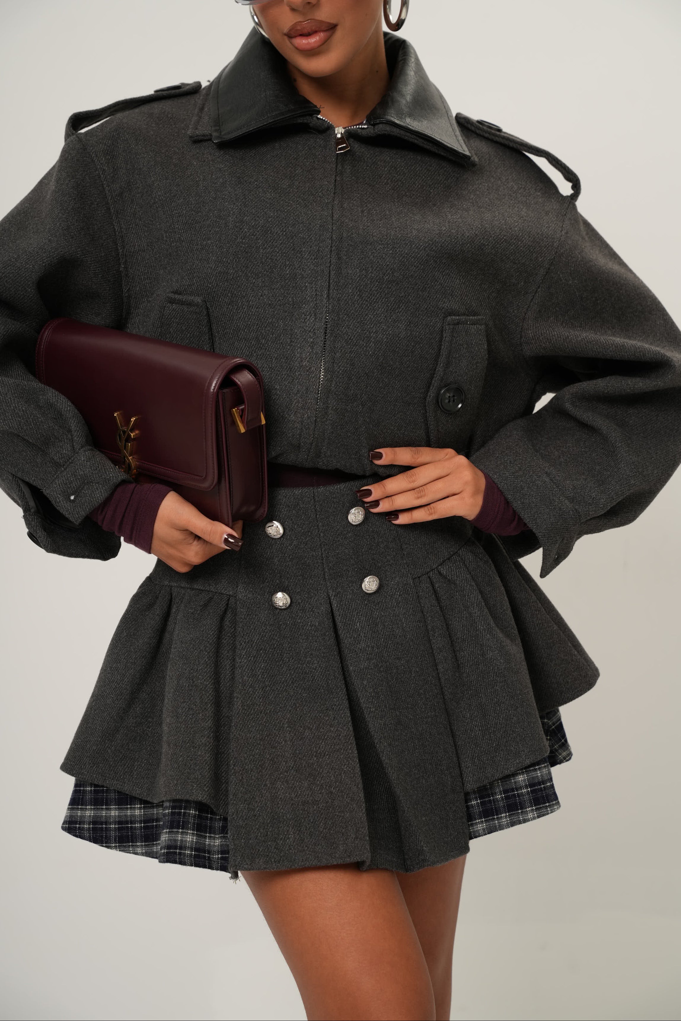 COORDINATO FLAVY GRIGIO ANTRACITE