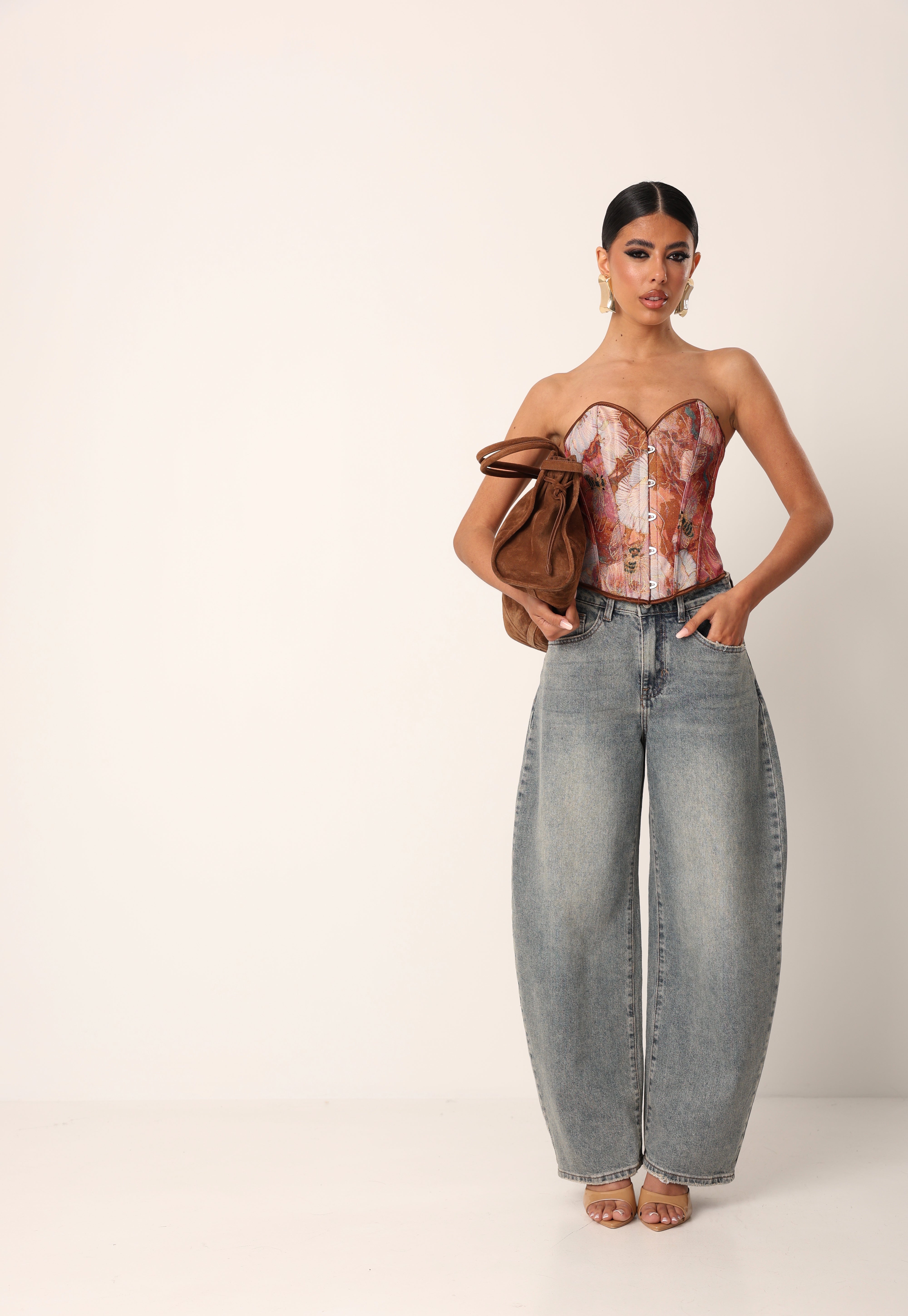 JEANS BALLOON LOLLO SABBIATO