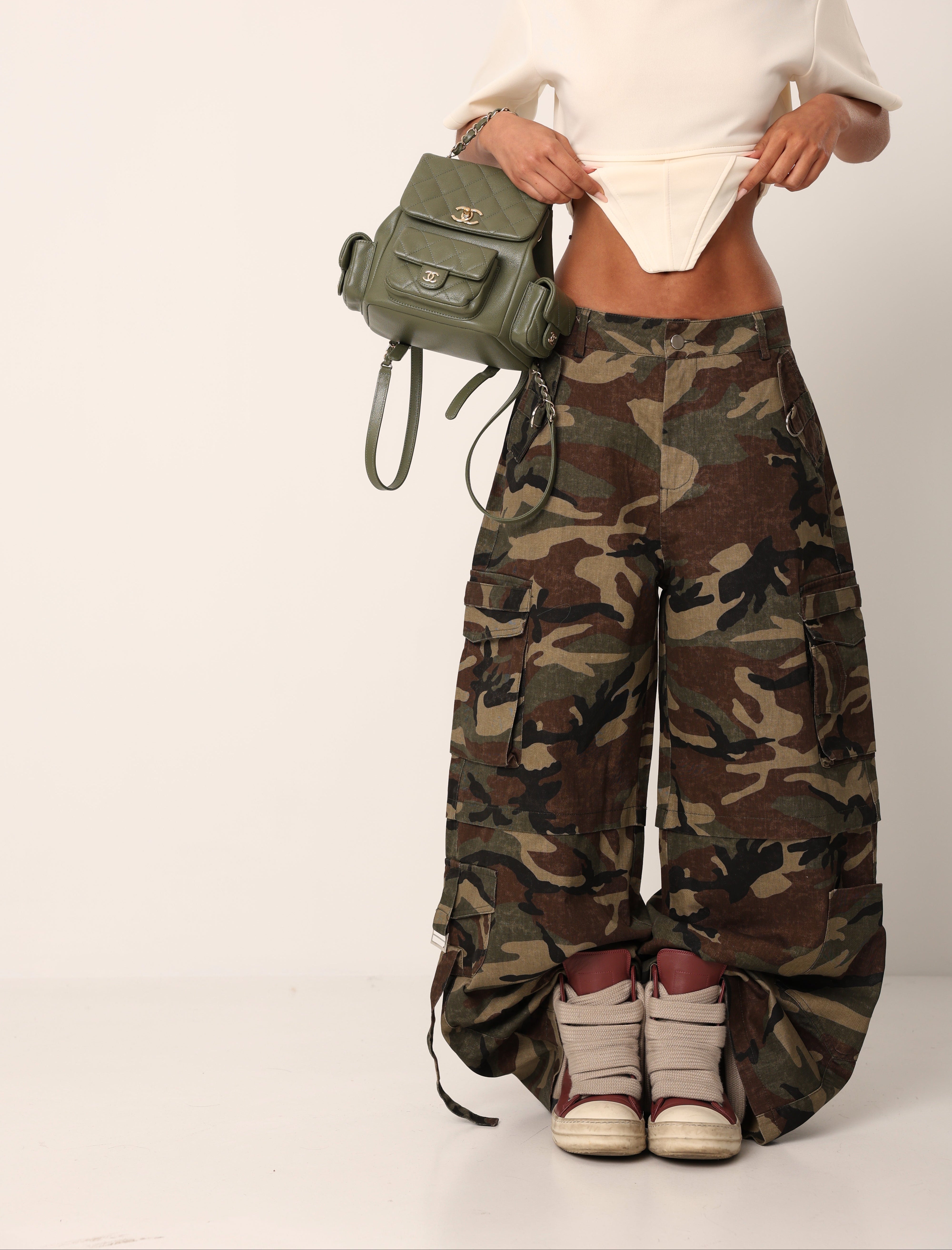 PANTALONI CARGO CAMOUFLAGE THOMAS VERDI