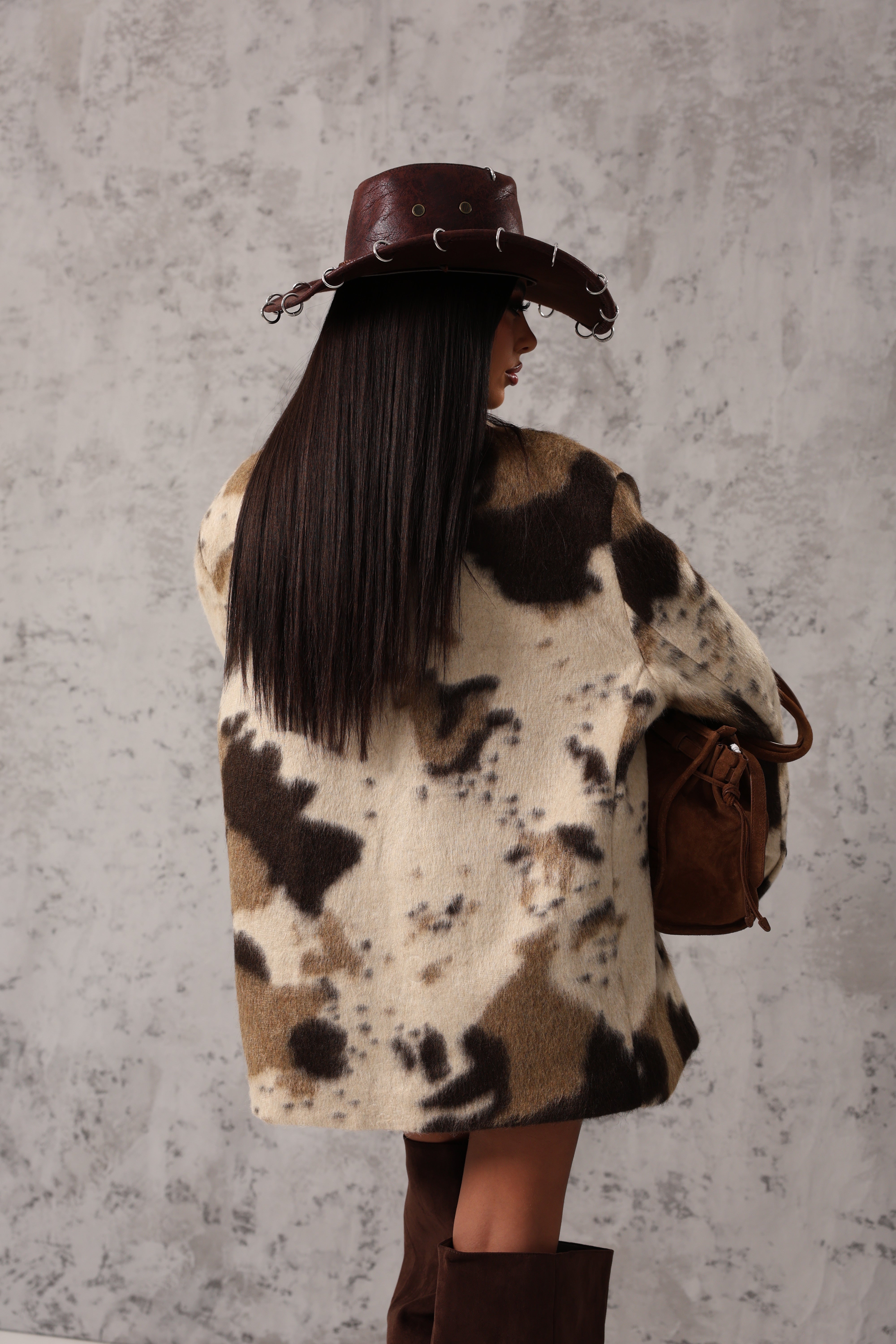 BLAZER ANIMALIER LIVIA BEIGE BY LUMINA