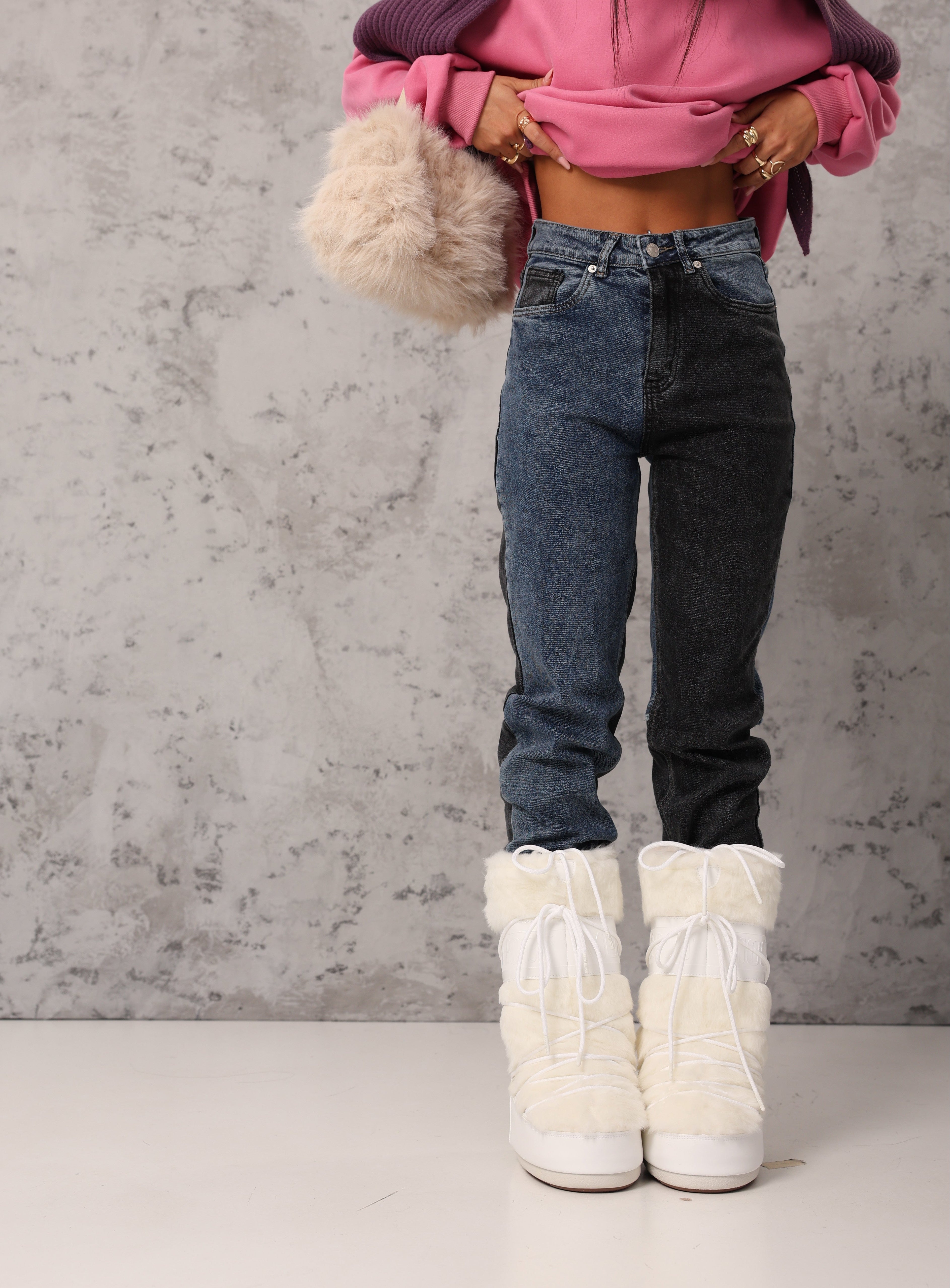 JEANS ERSILIA DOUBLE DENIM