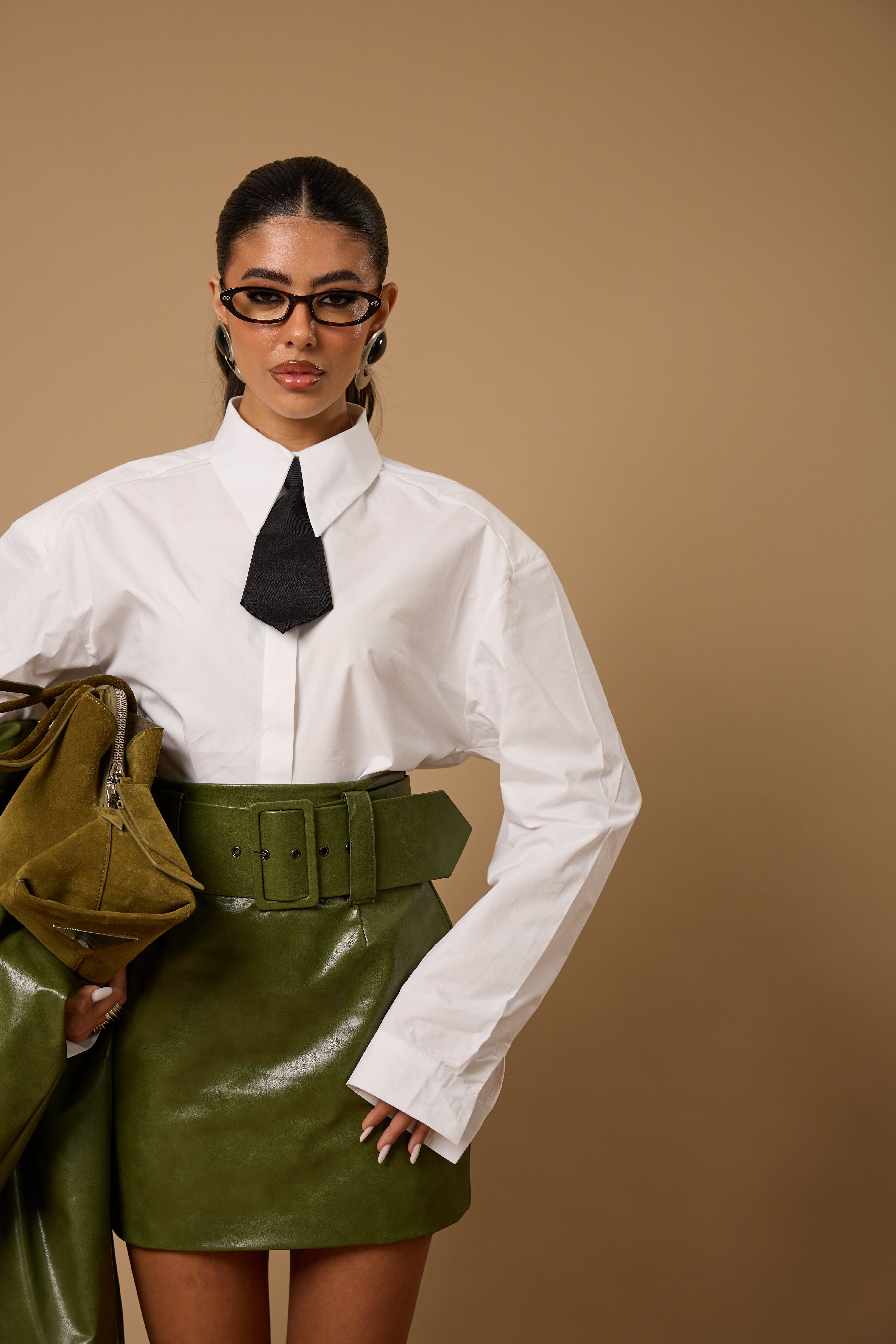 CAMICIA SPALLINE REBUS BIANCA