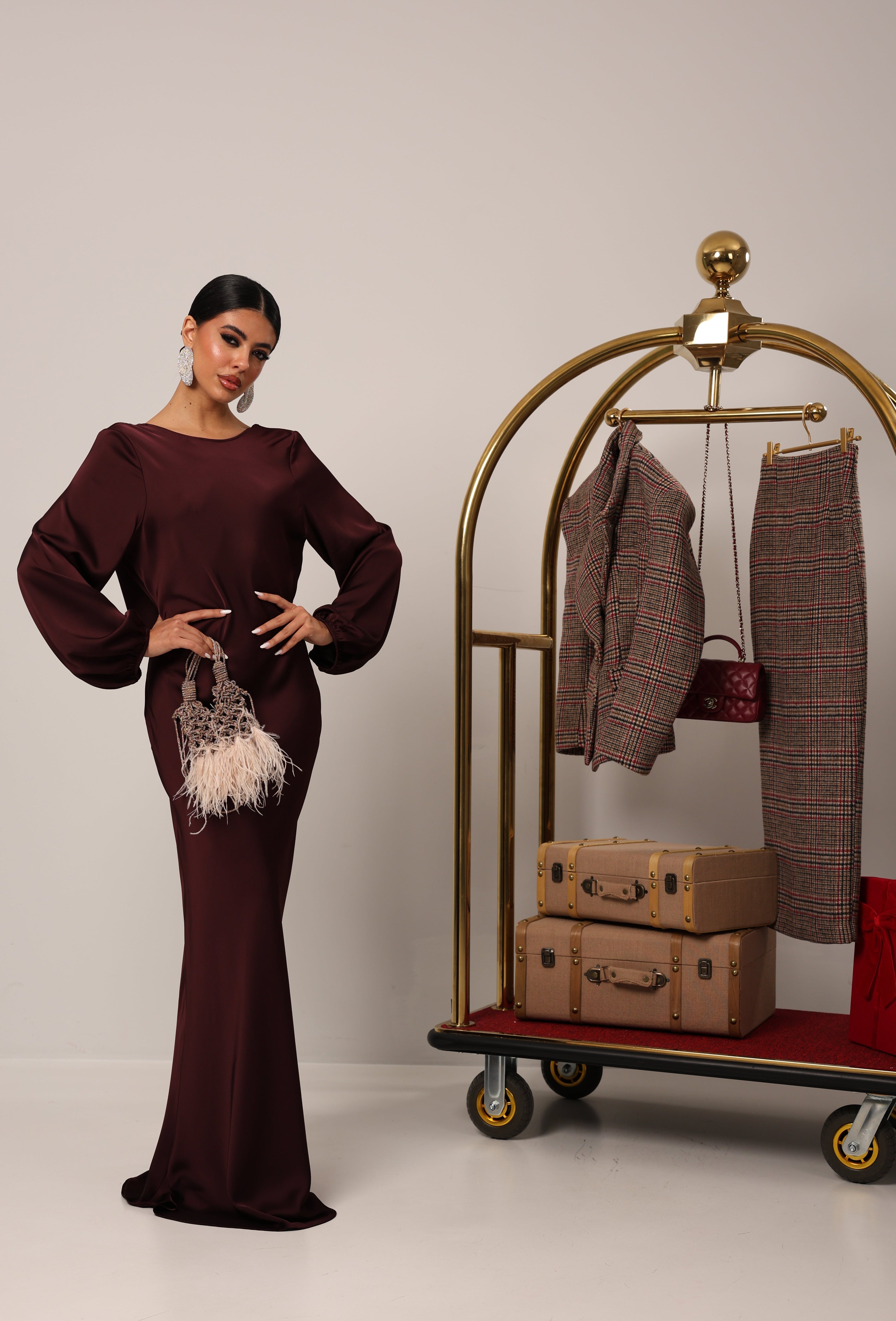 VESTITO NODO NEW YEAR'S MELENZANA BY MARZIA MANGO