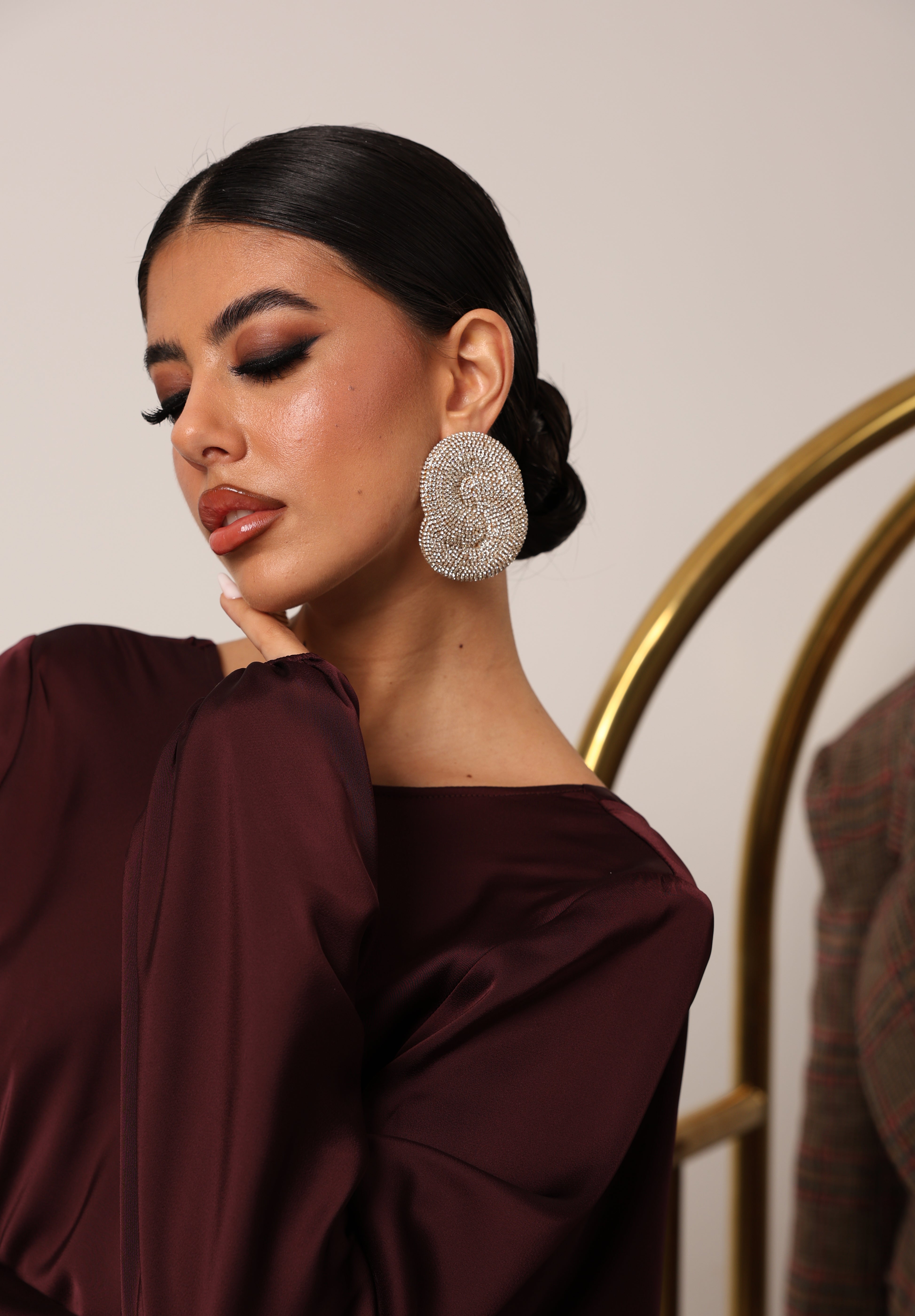 ORECCHINI STRASS DYANI GOLD