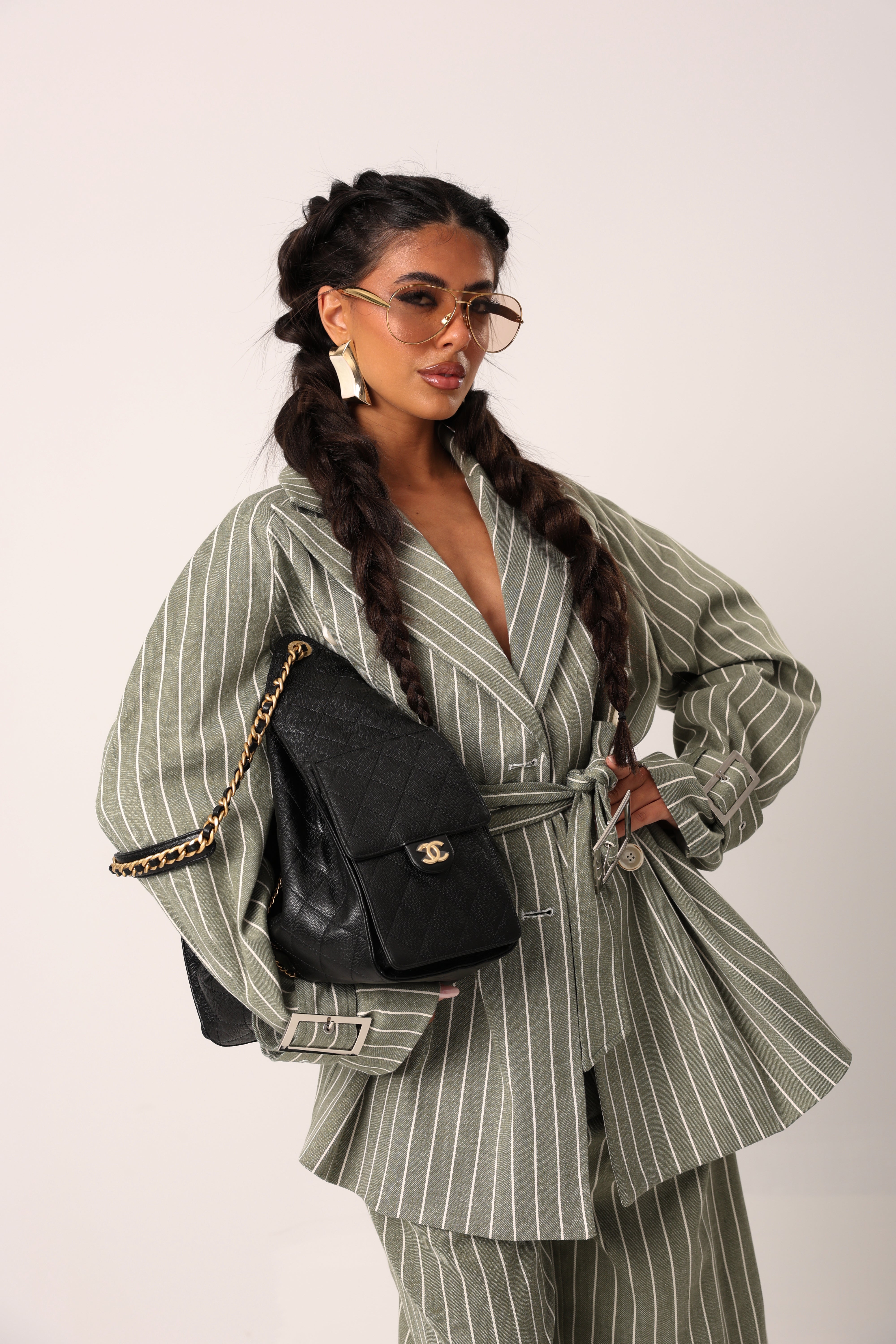 GIACCA GESSATA HAPPINING VERDE BY LUMINA