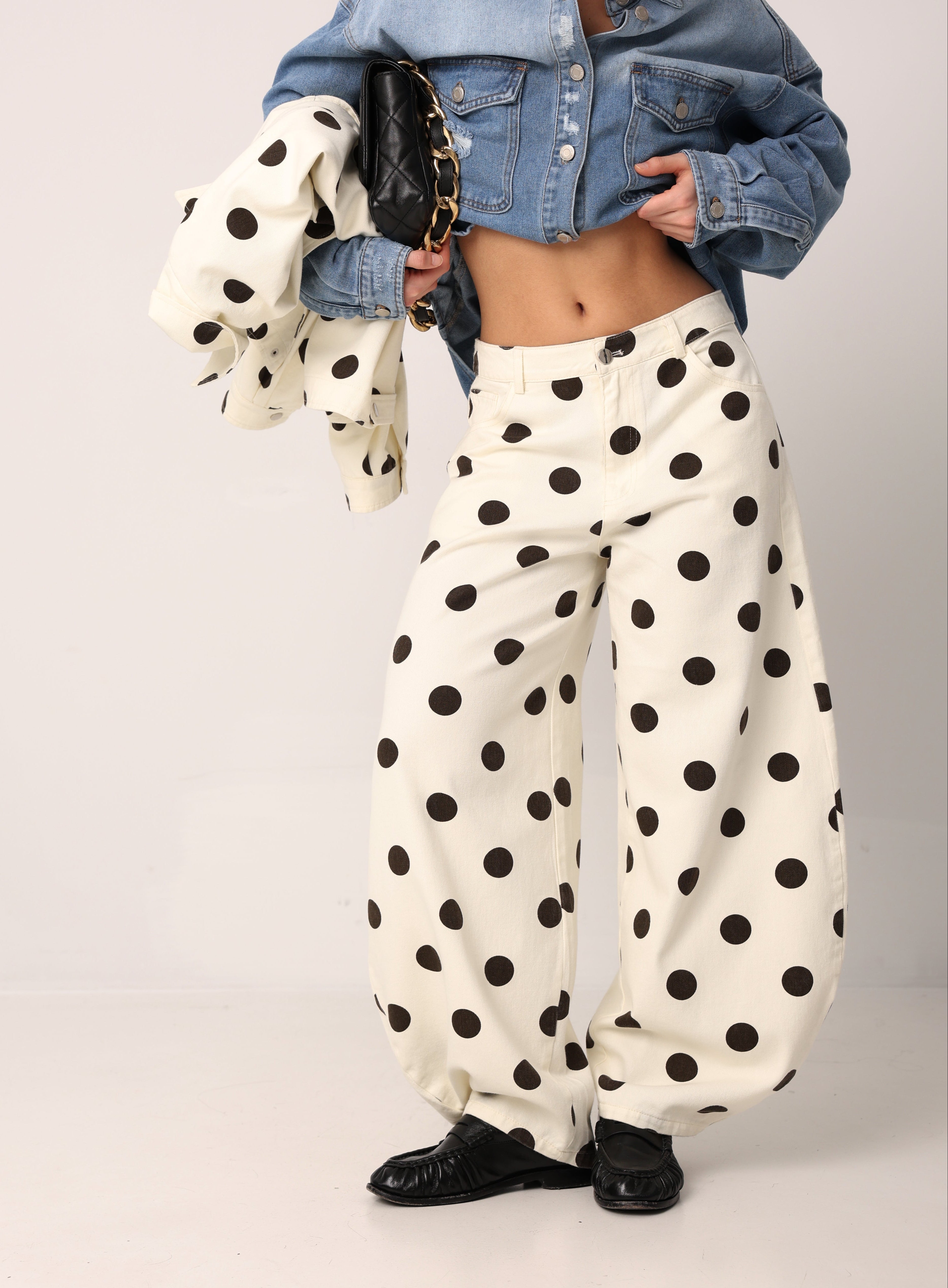 COORDINATO POIS MILES PANNA/MARRONE