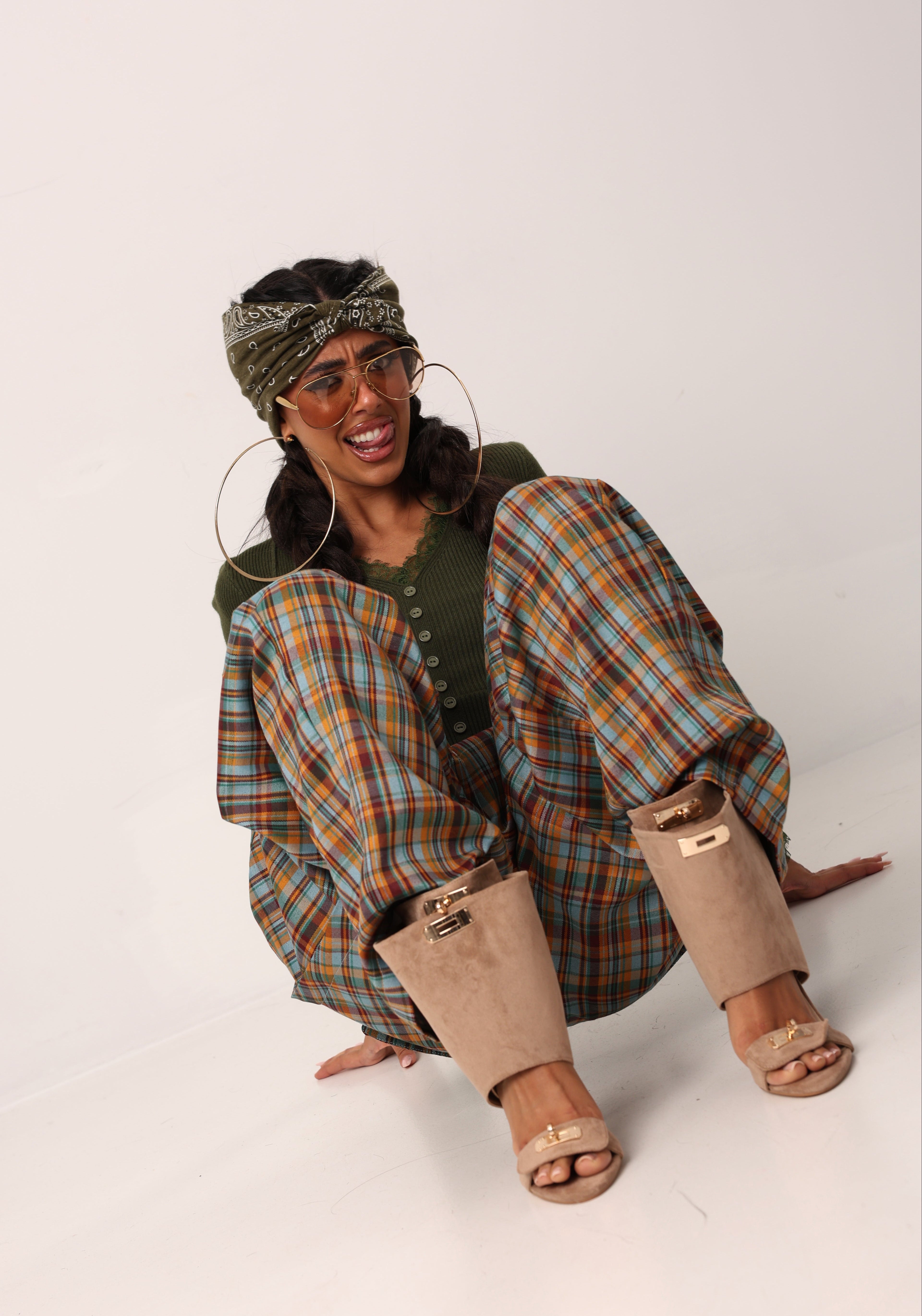 SANDALI ECOCAMOSCIO GYBA BEIGE