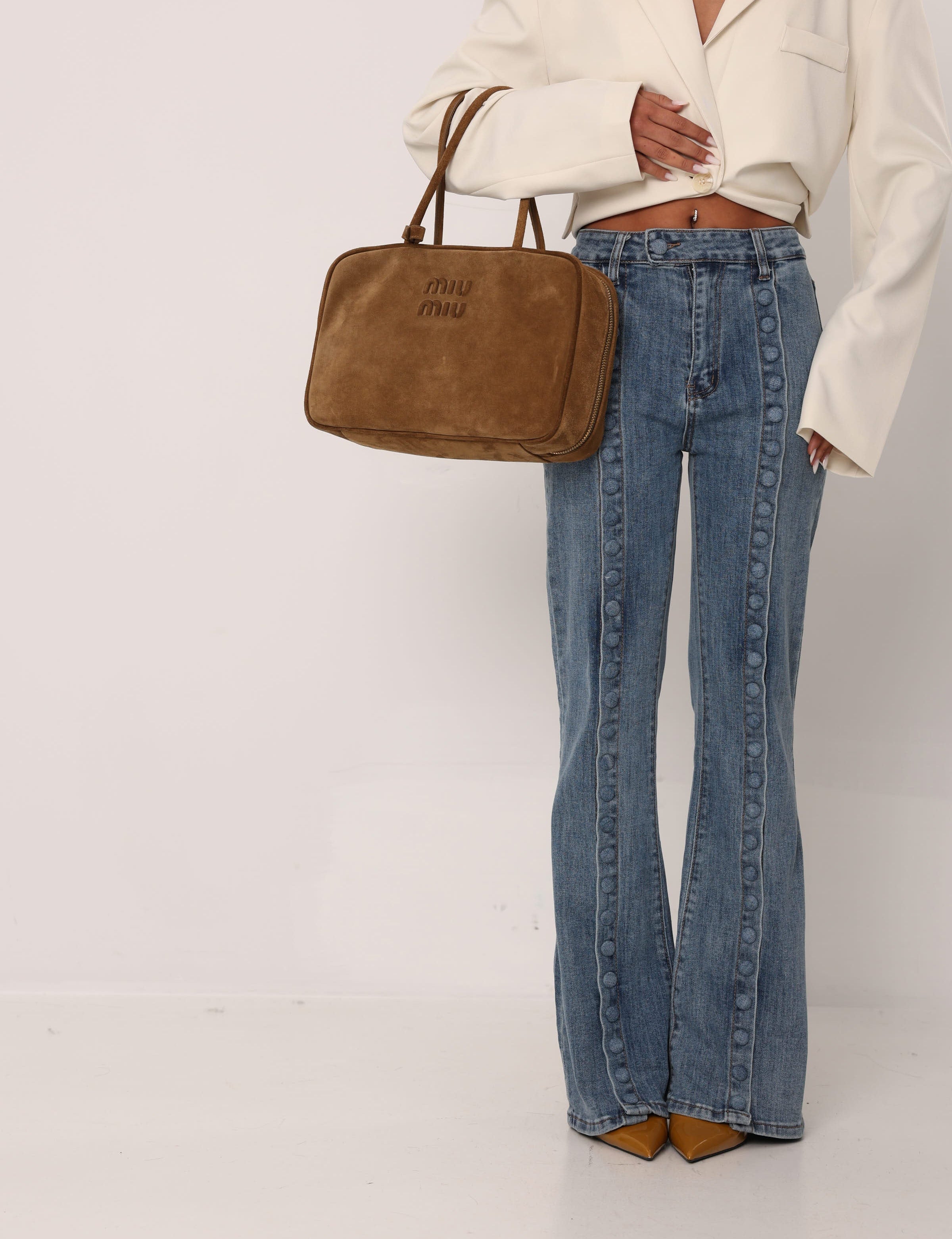 JEANS ZAMPA FLORI DENIM BLUE