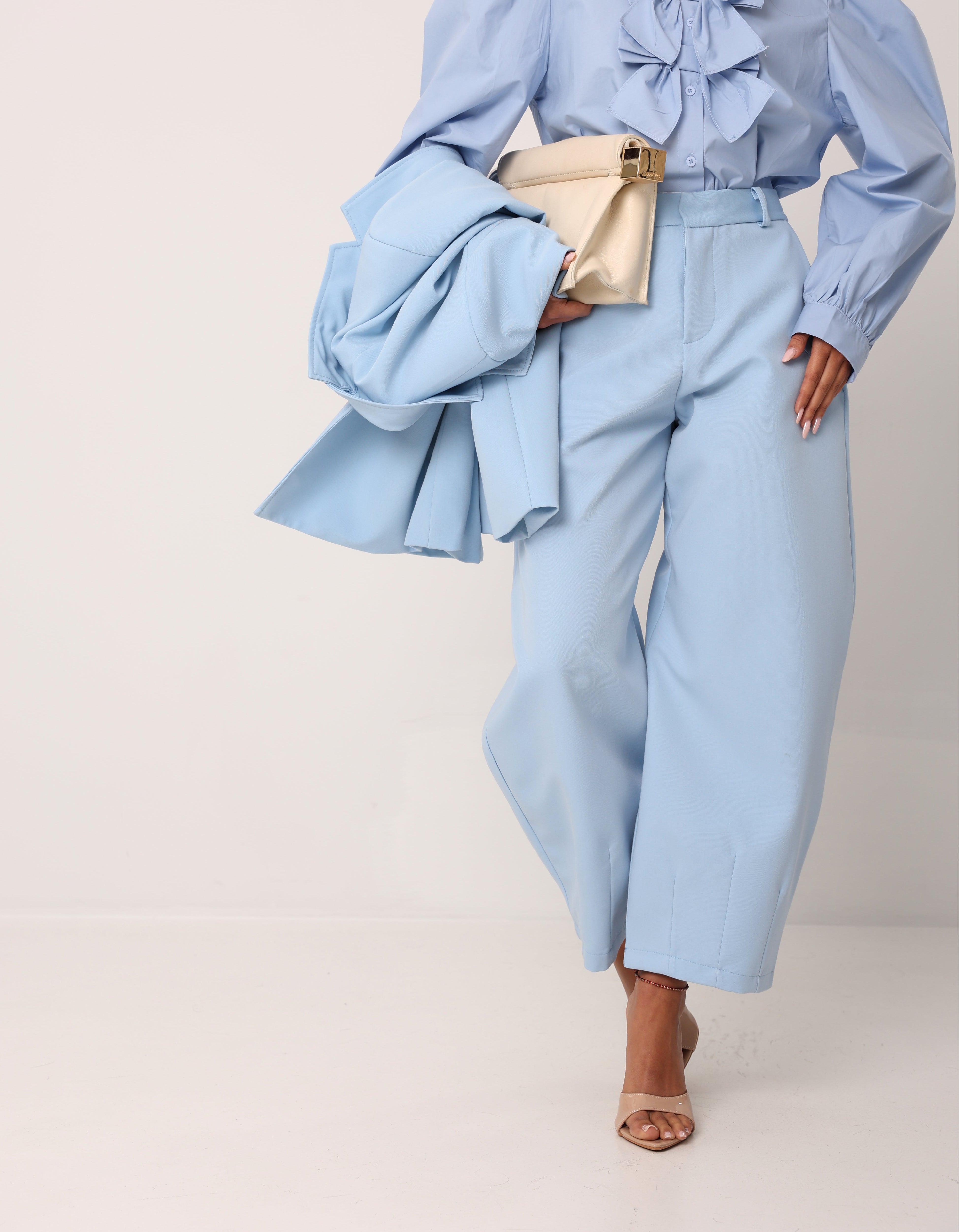 PANTALONI BALLOON AYANA AZZURRO BY LUMINA