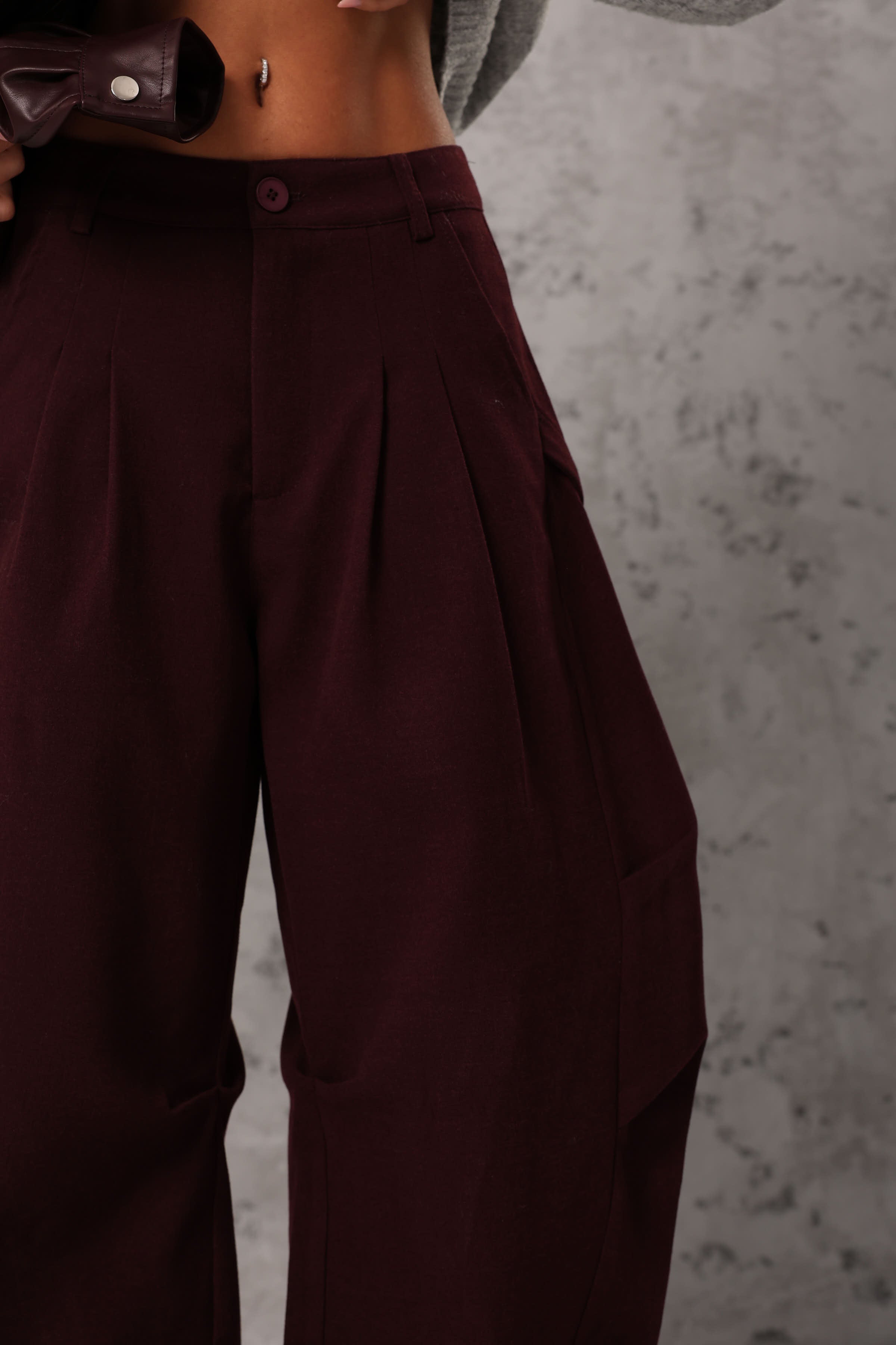 PANTALONI ENEA BORDEAUX