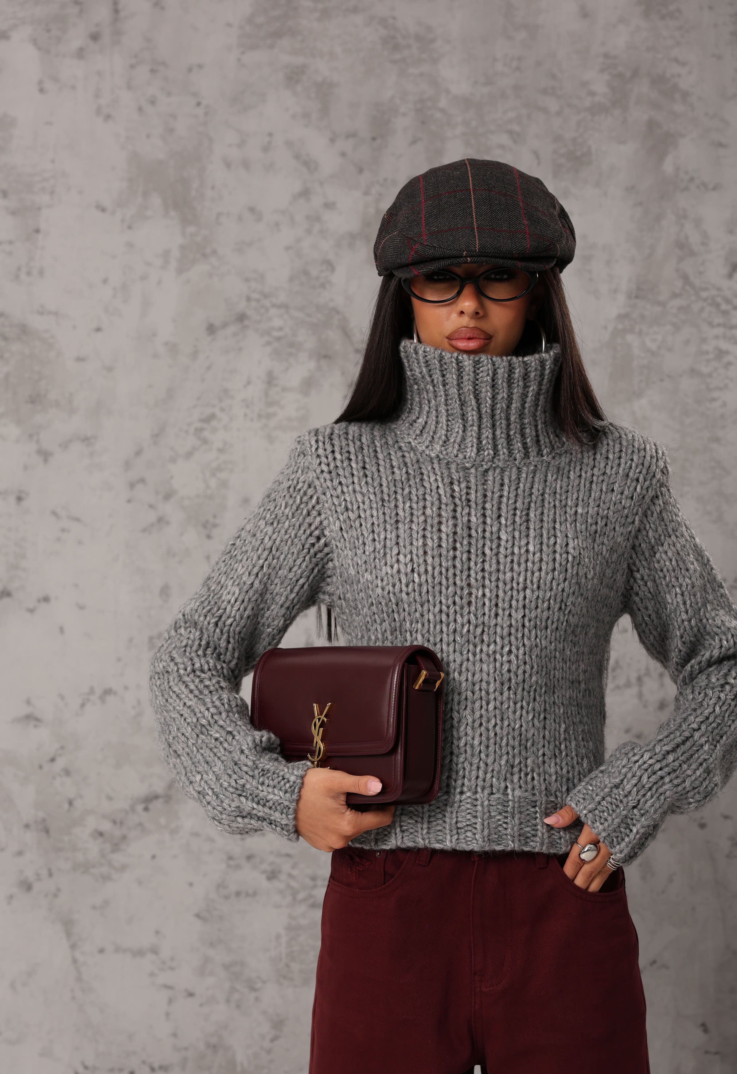 PULL SPALLINE LORELEI GRIGIO