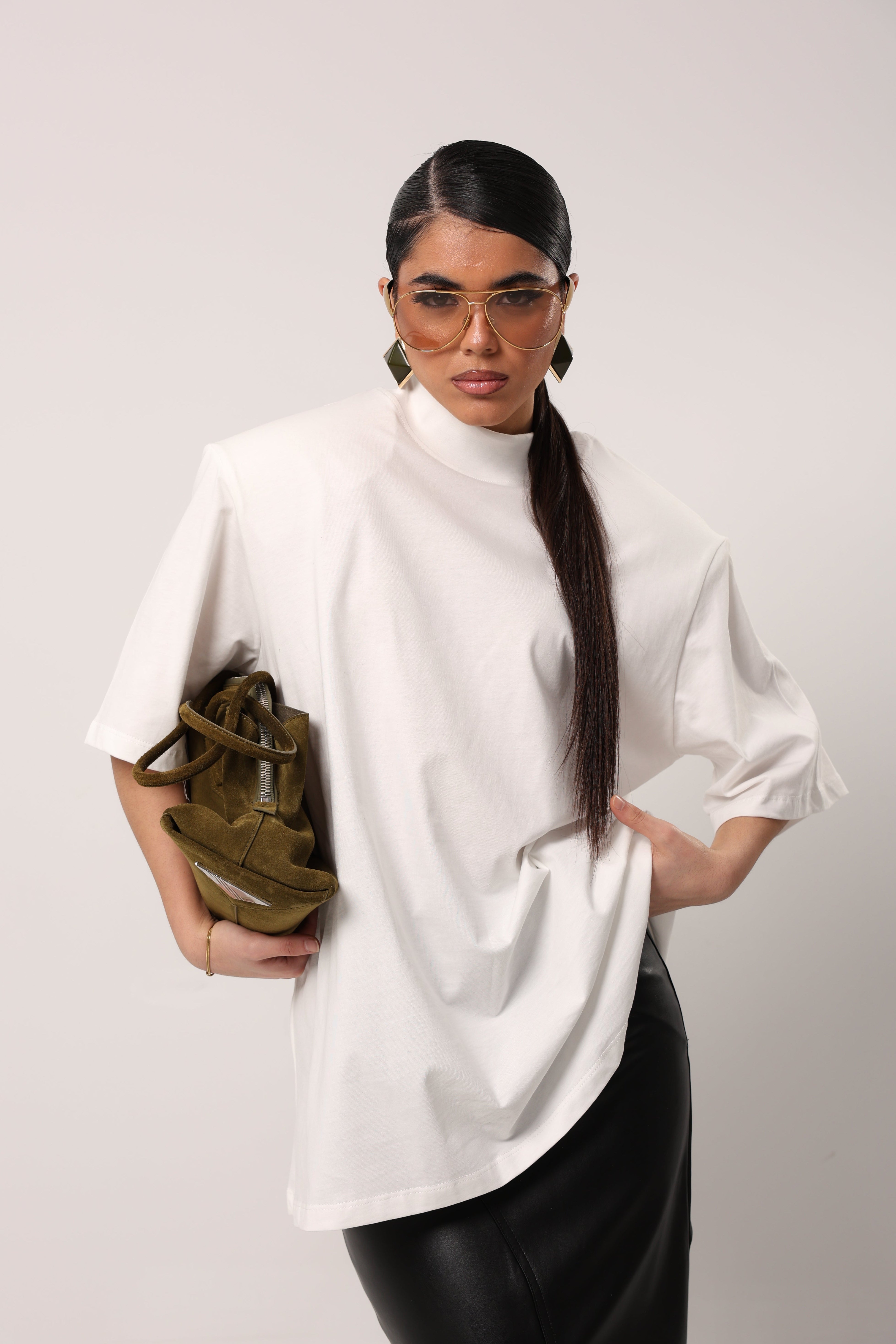 T-SHIRT SPALLINE CARLENE BIANCA