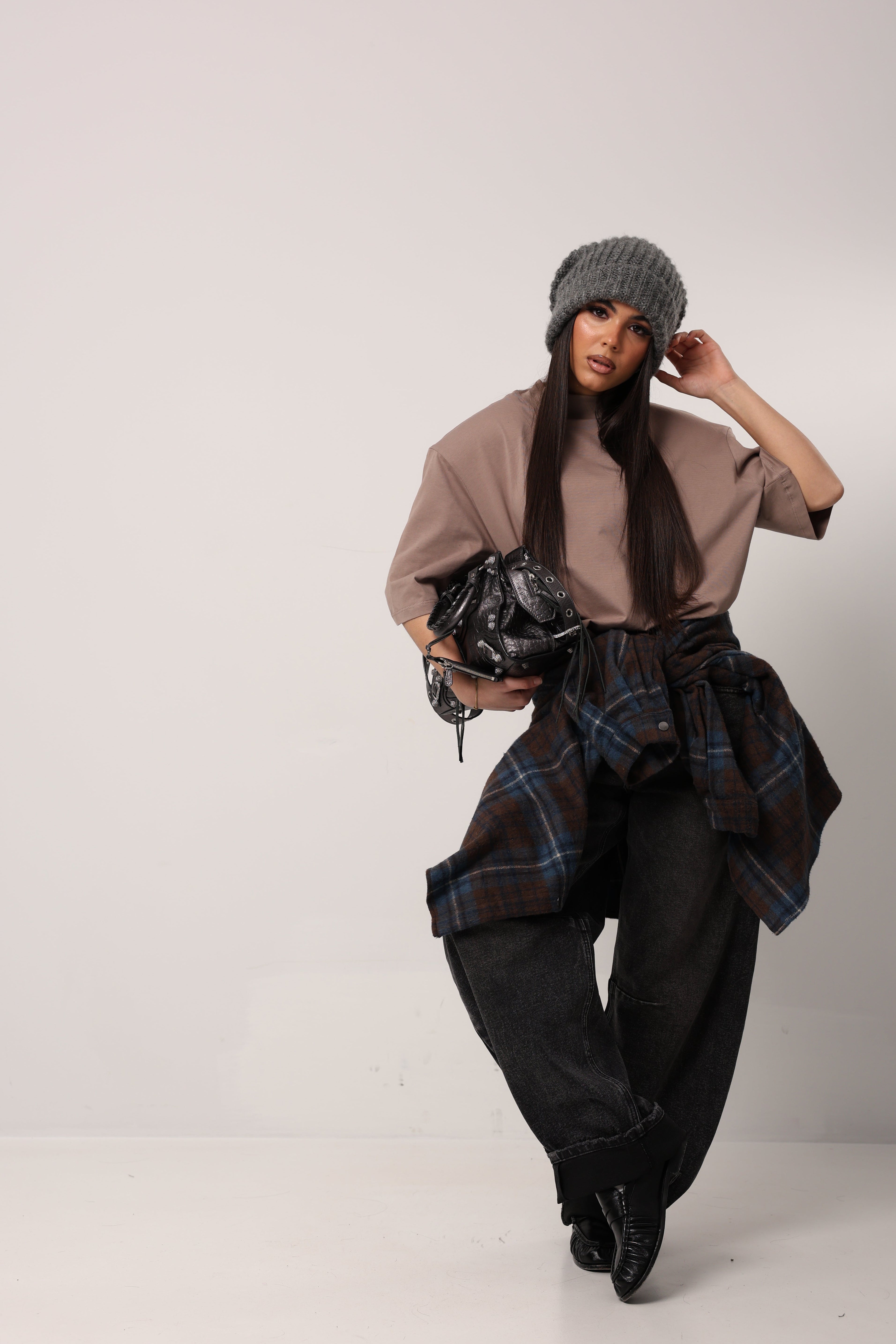 T-SHIRT SPALLINE CARLENE TAUPE