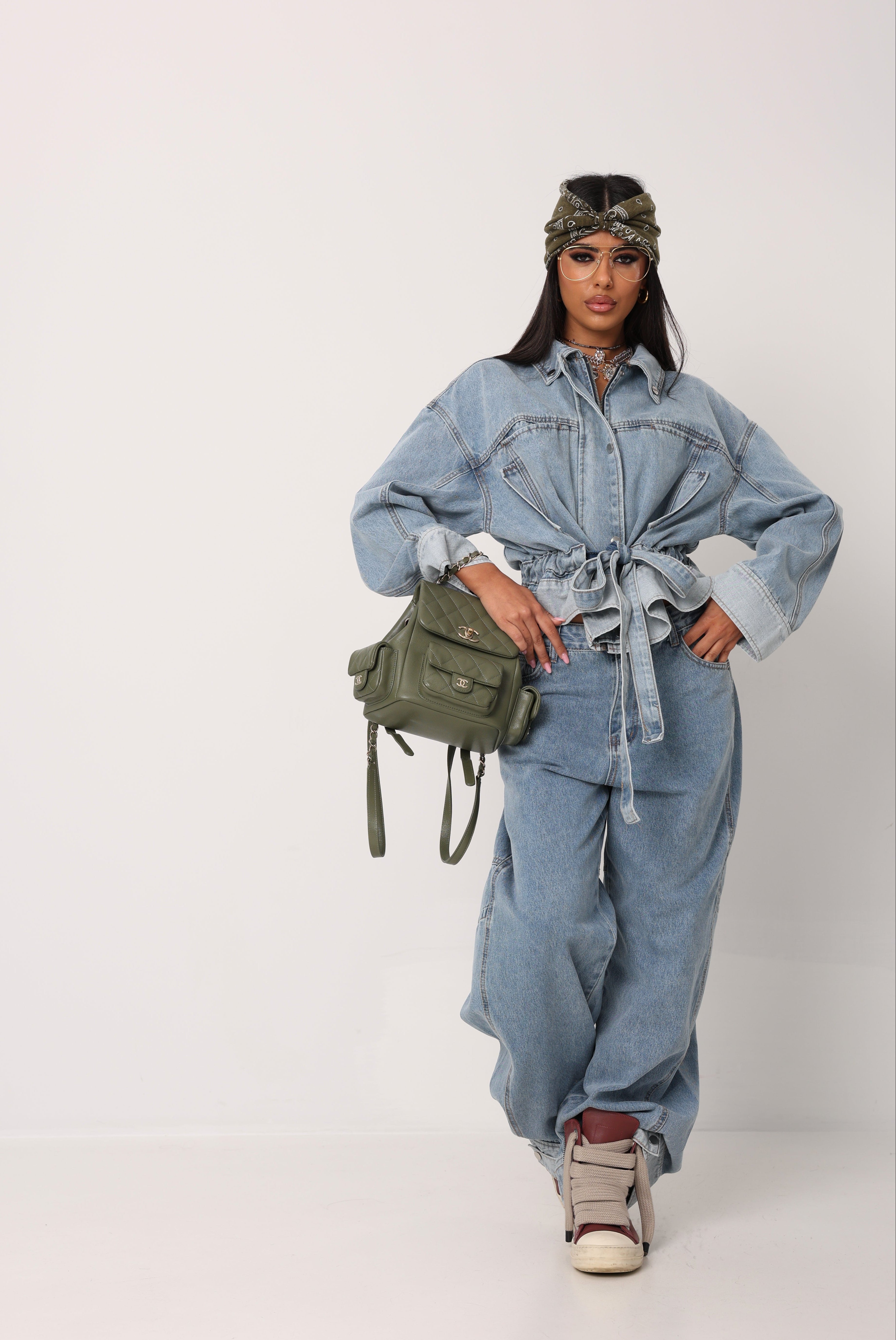 COORDINATO ANIMA DENIM CHIARO