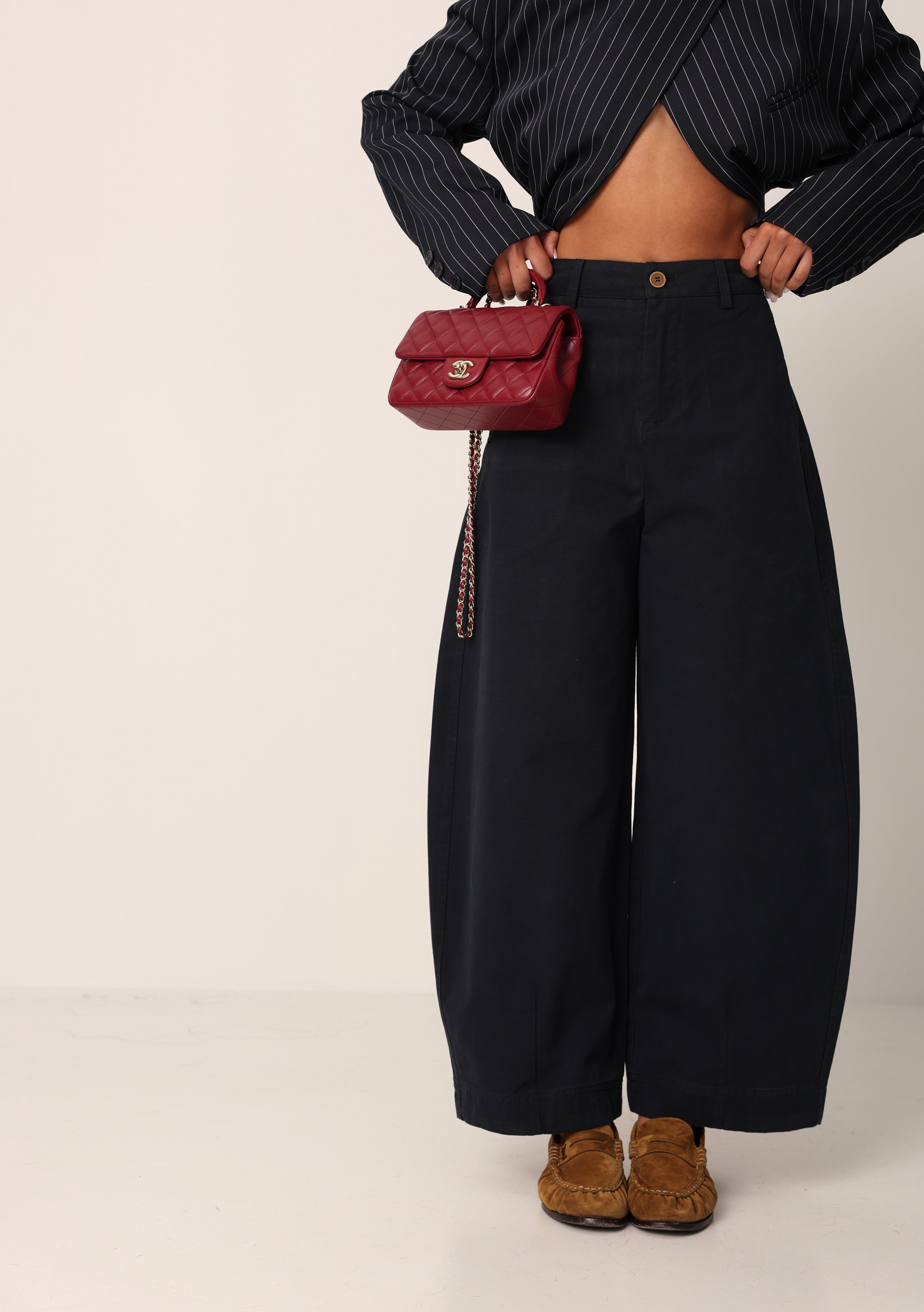 PANTALONI BALLOON MELANY BLU NOTTE