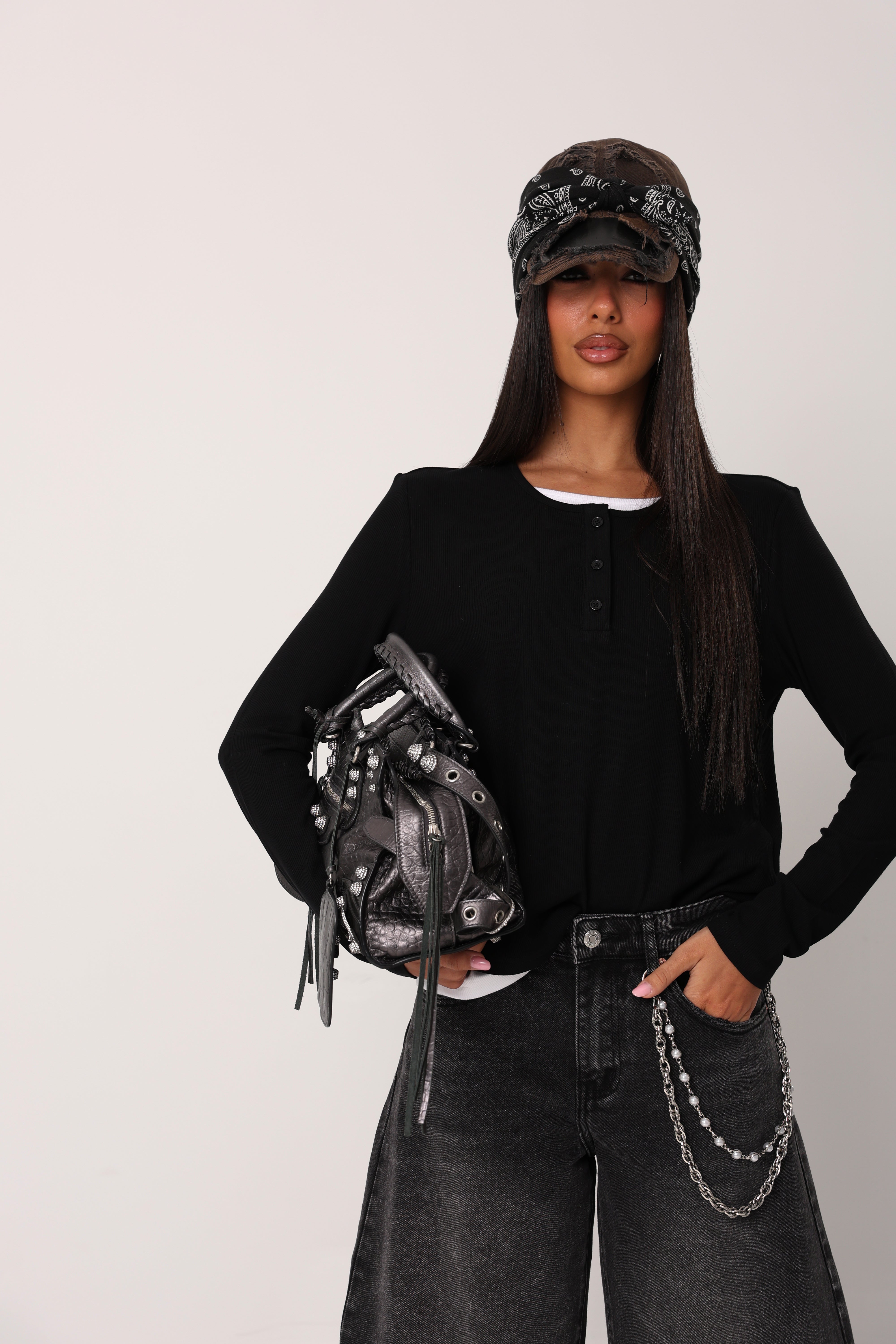 MAGLIETTINA COSTINE SABINA NERA