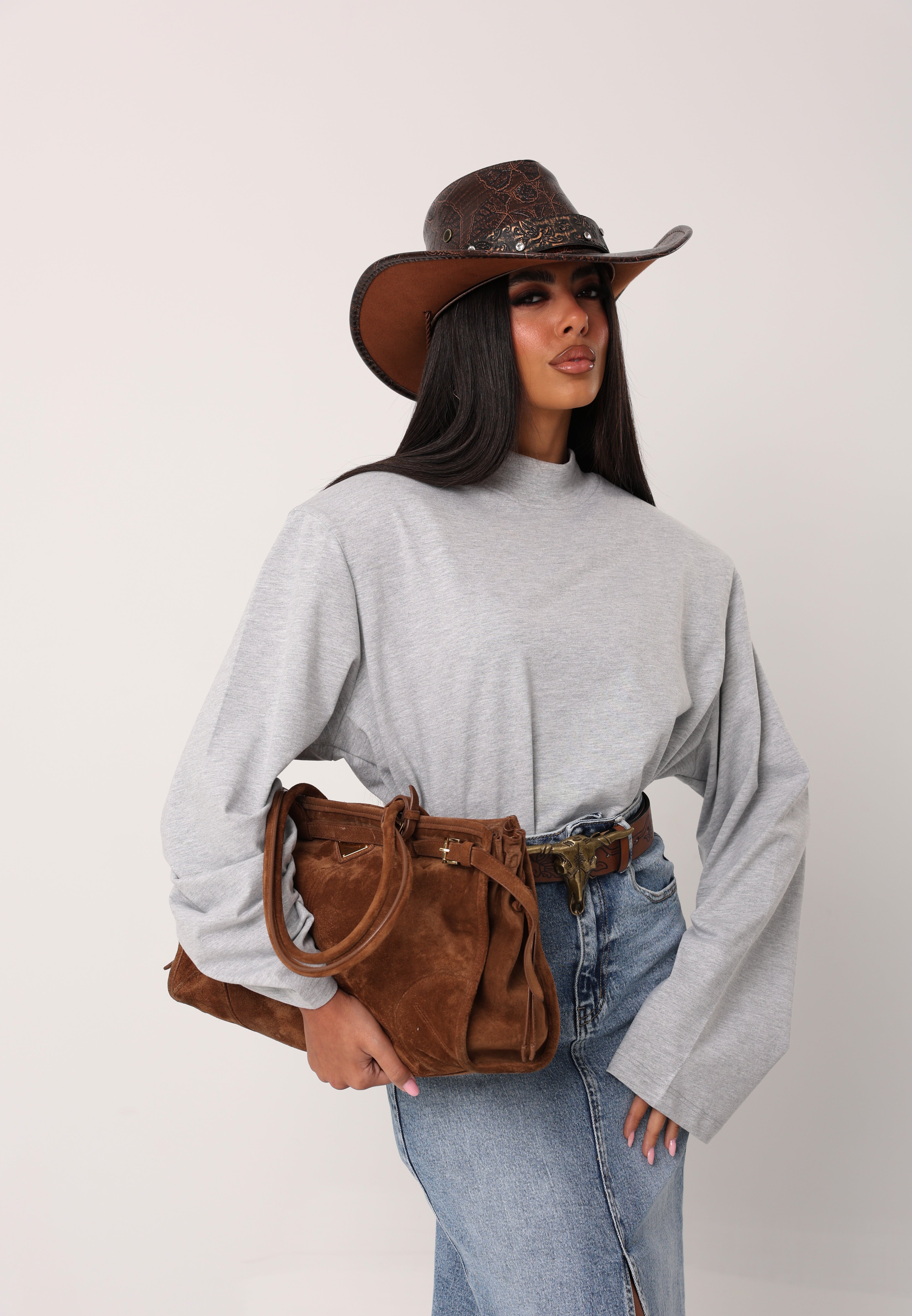 MAGLIA FEBRUARY GRIGIO CHIARO