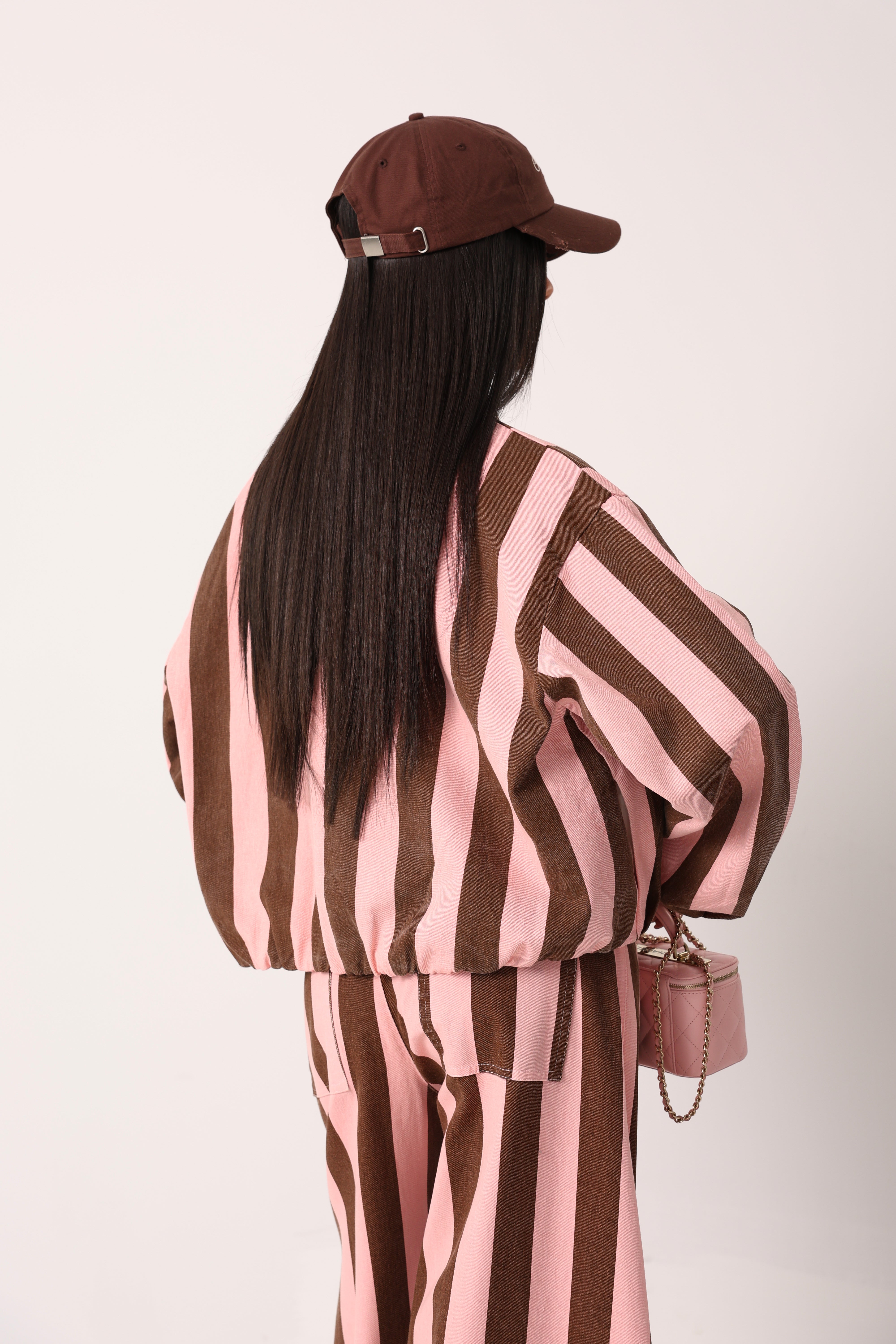 GIACCHINO RIGHE HOLDEM ROSA/MARRONE