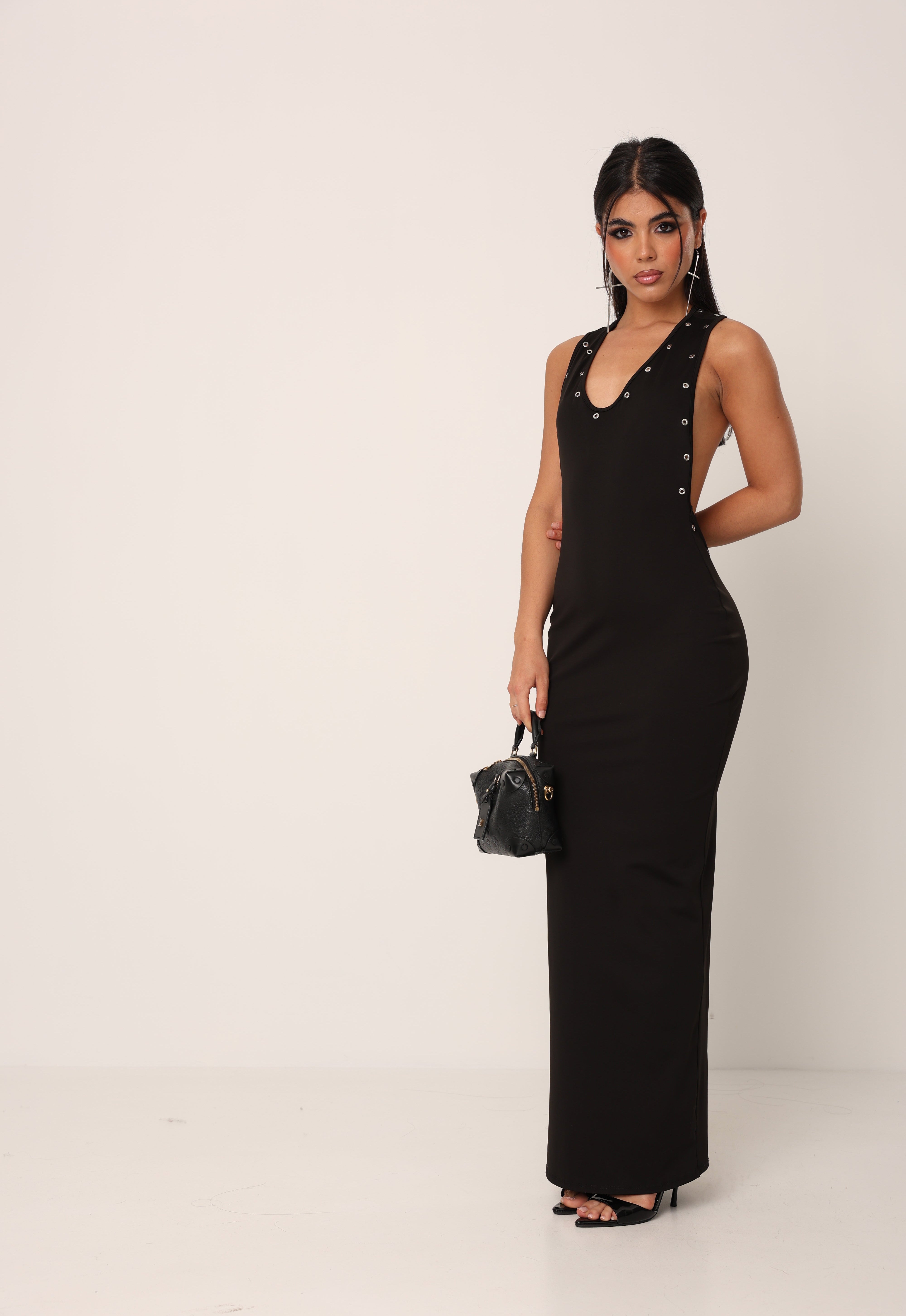 VESTITO OCCHIELLI RAMONA NERO