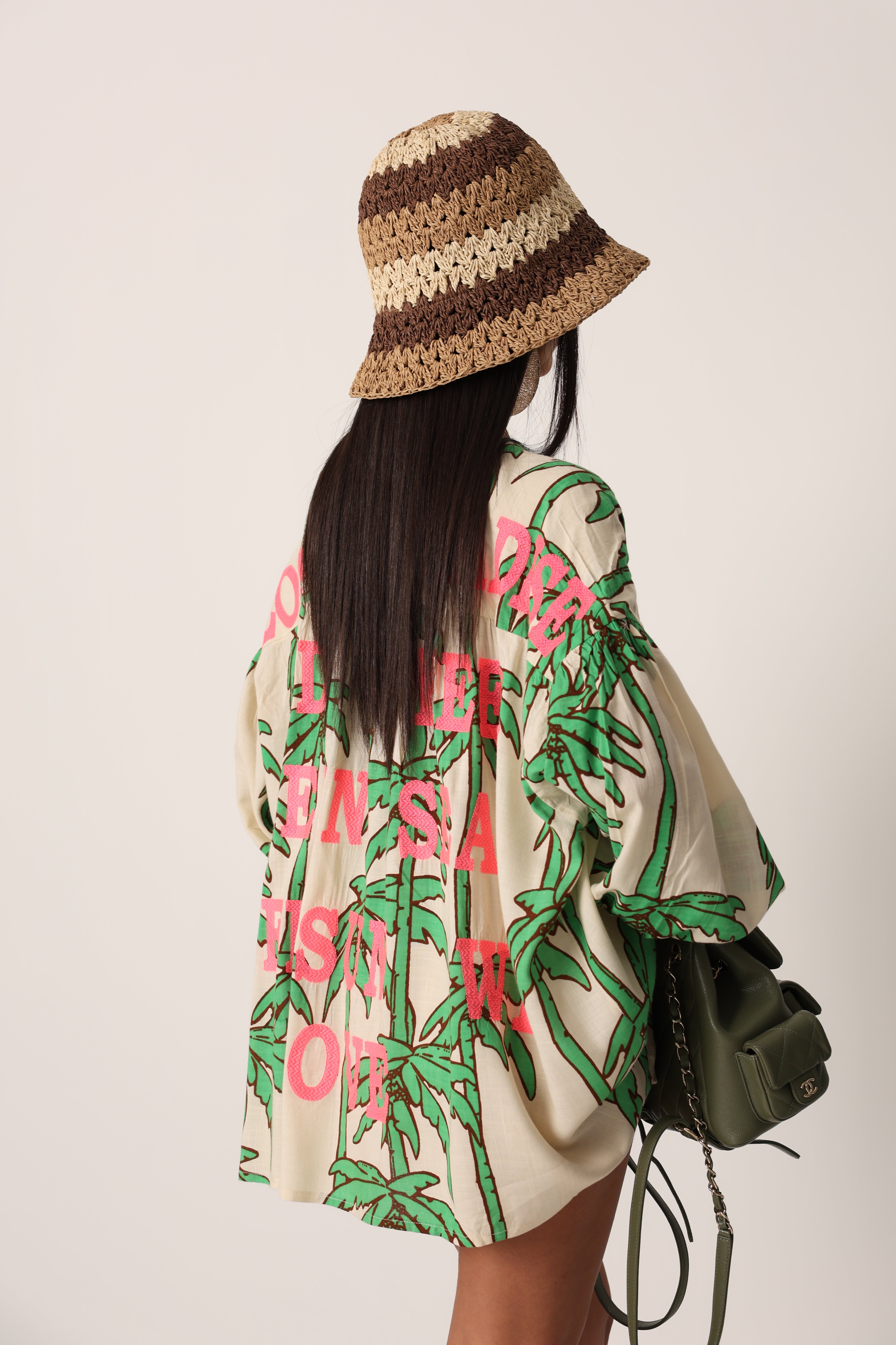 CAMICIA LOST IN PARADISE BEIGE
