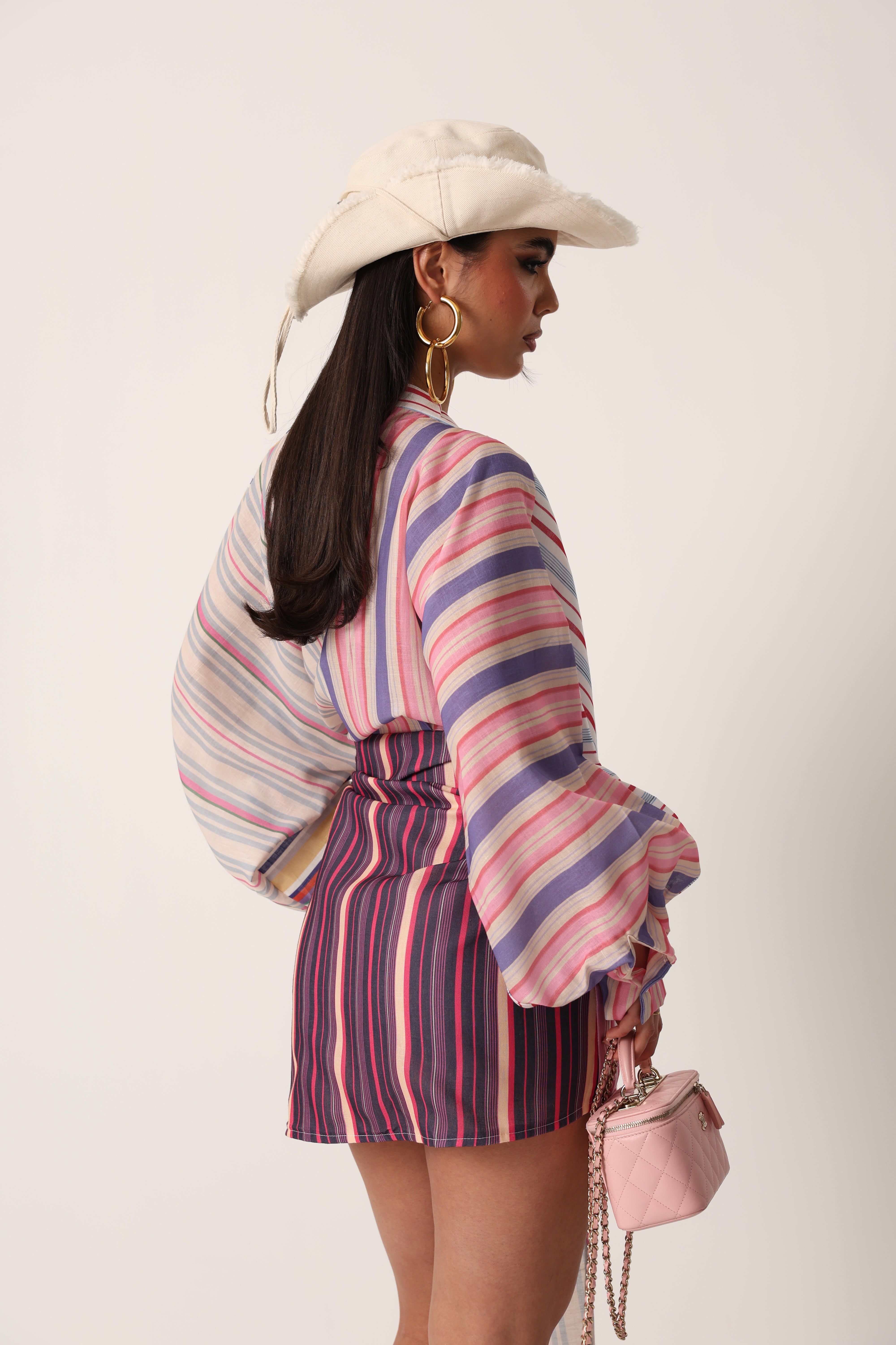 VESTITO PORTAFOGLIO JAMILA RIGHE