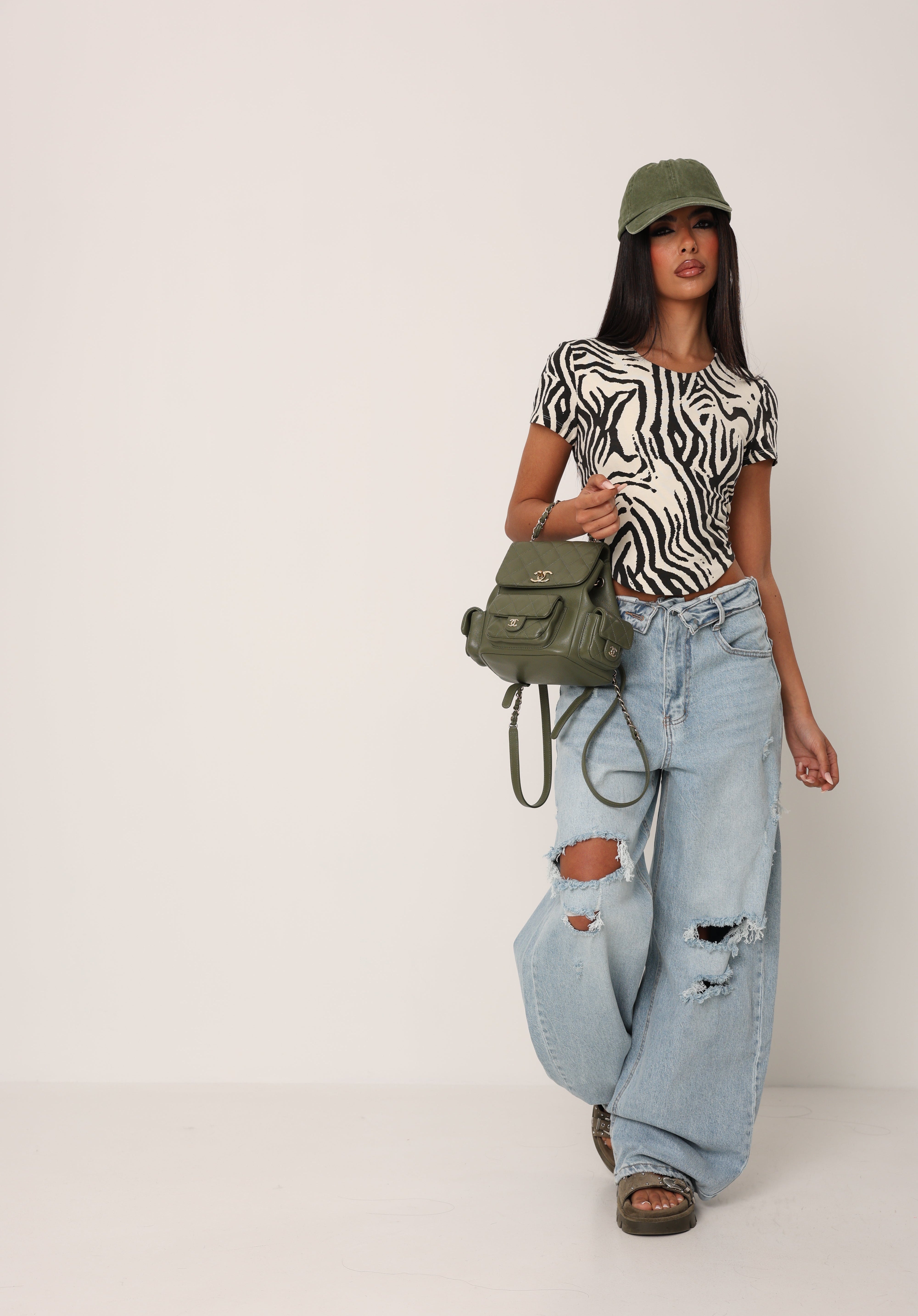 JEANS ROTTURE JOAN DENIM CHIARO