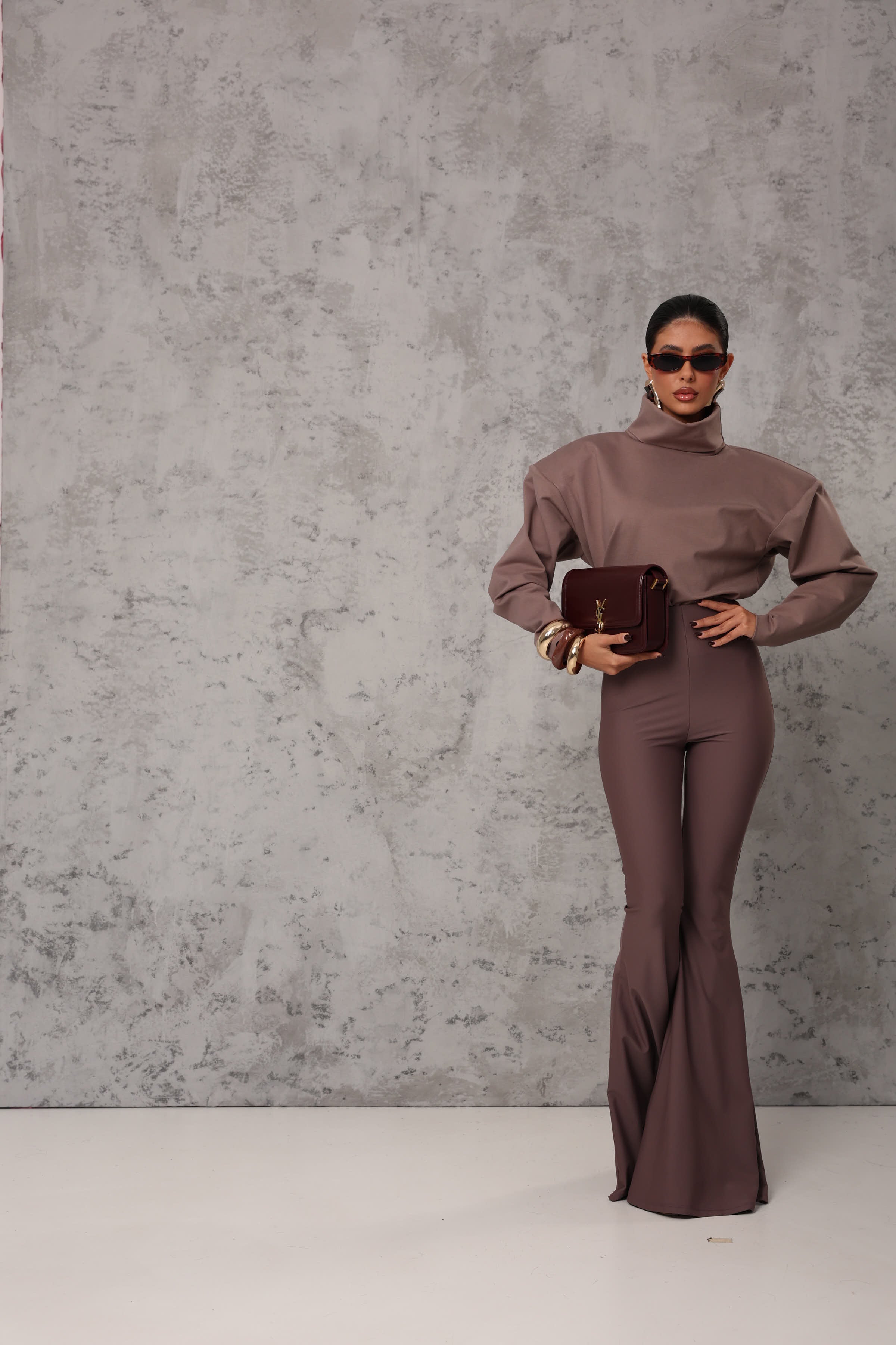 PANTALEGGINS ZAMPA PAPEL TORTORA BY MARZIA MANGO