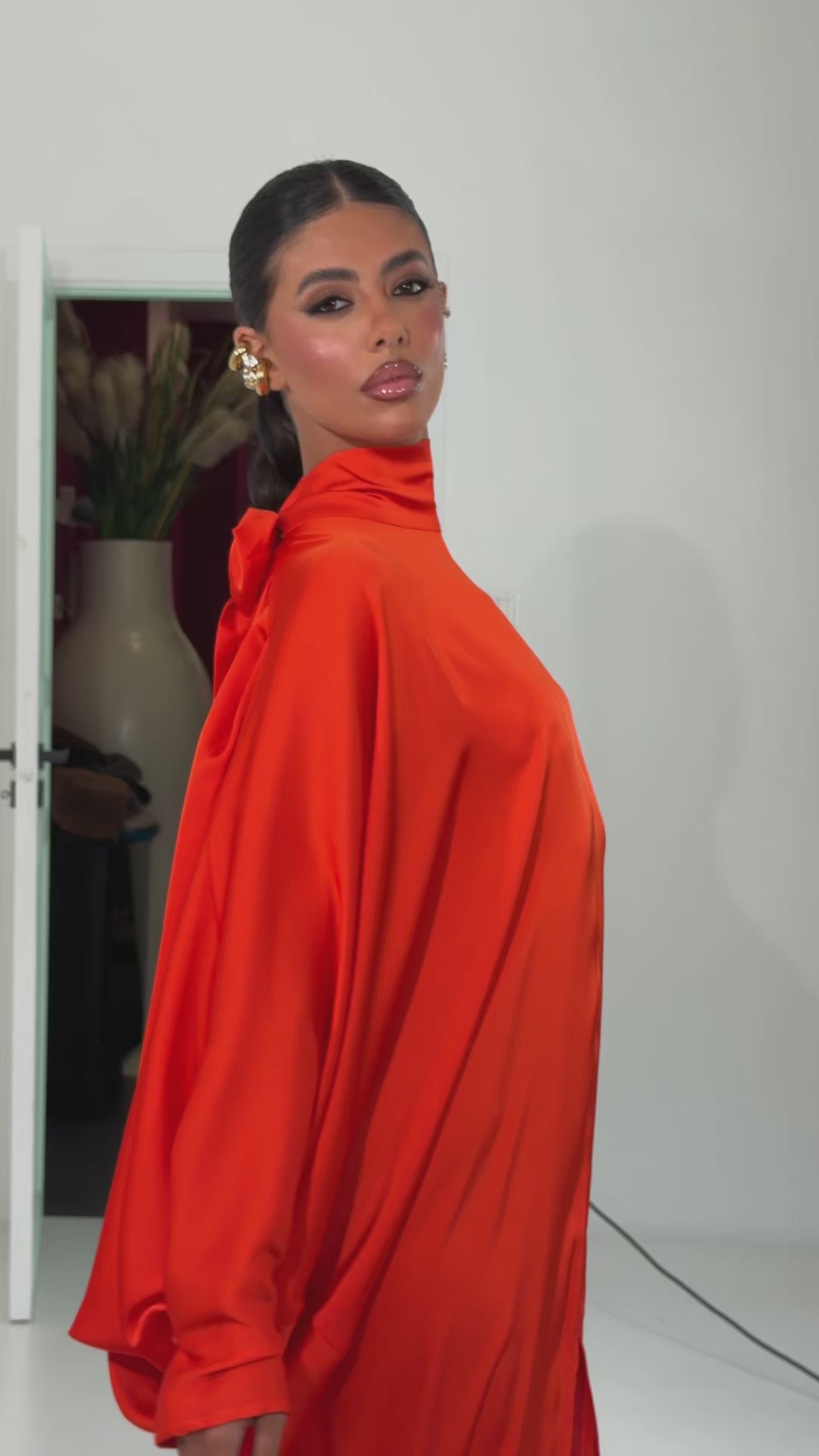 VESTITO IRIS ARANCIONE BY MARZIA MANGO